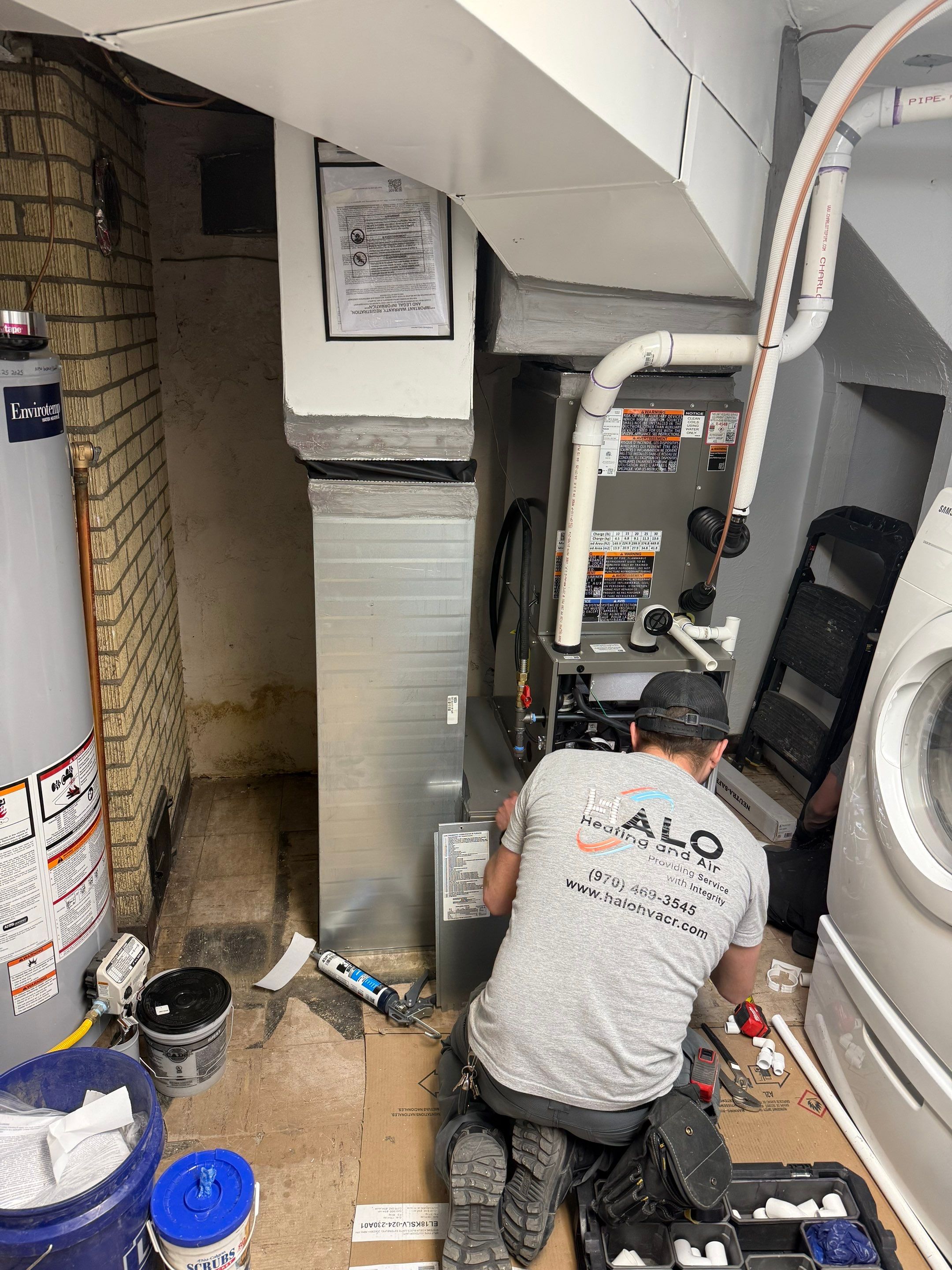 System Upgrade: 75-Year-Old Furnace Replacement by Halo Heating and Air