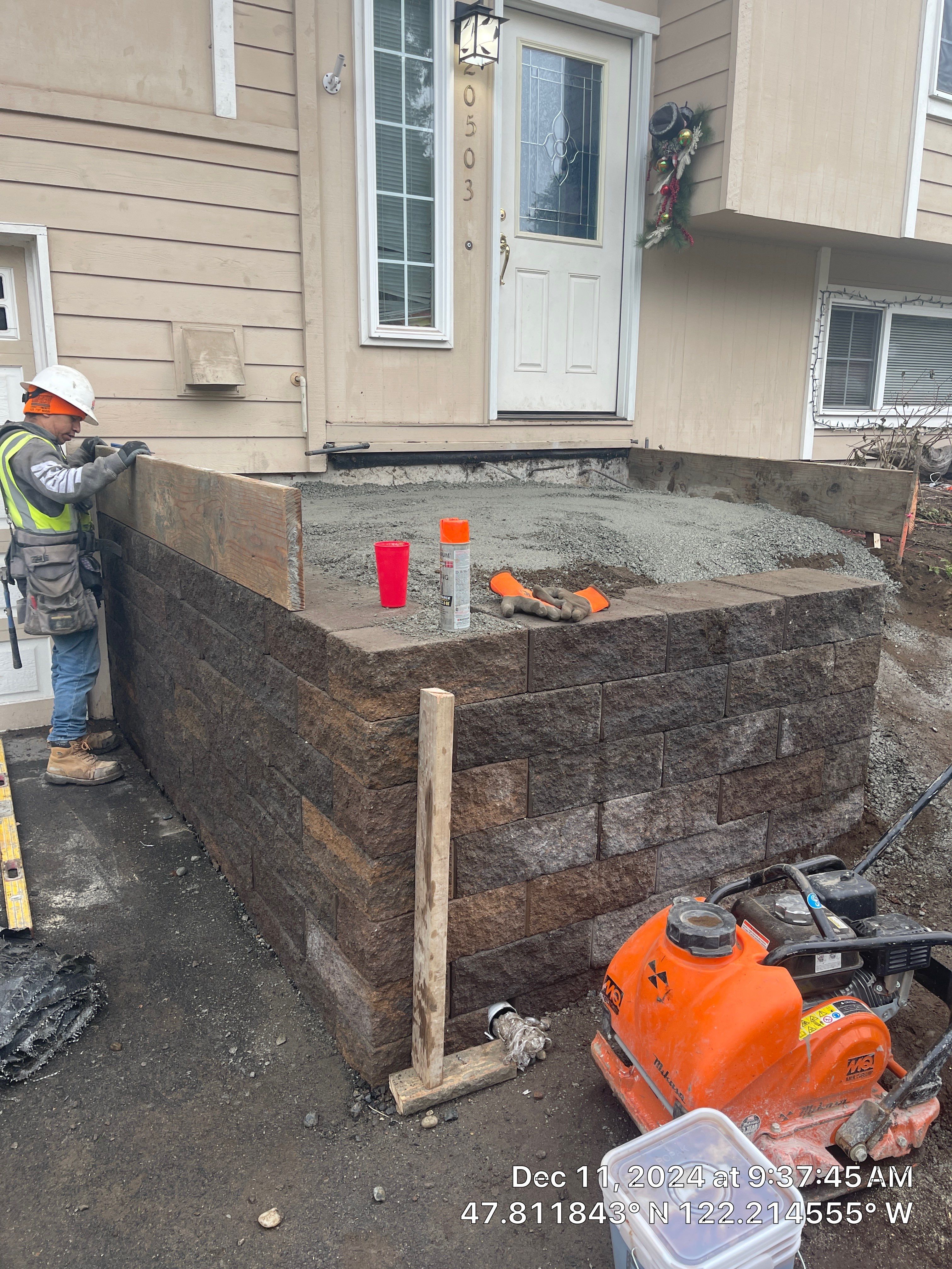 Concrete Front Stair Repair | Bothell  by Jireh Asphalt & Concrete Inc 