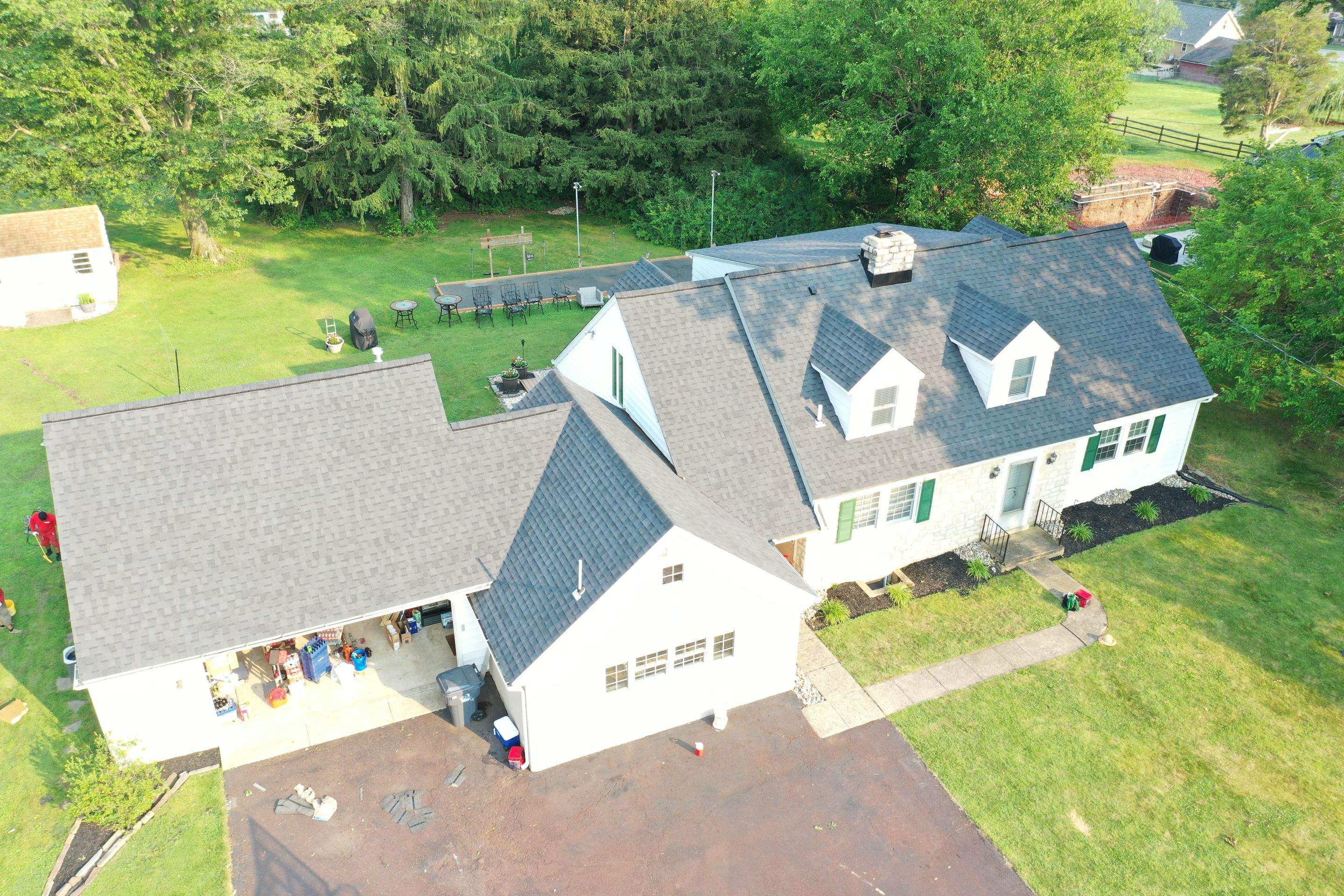 Roofing Installation using CertainTeed Landmark - Moire Black by Storm Guard of Ches-Mont PA