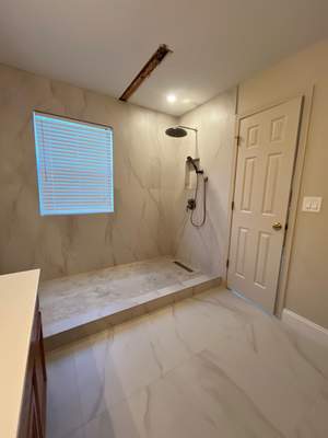 Master bathroom renovation