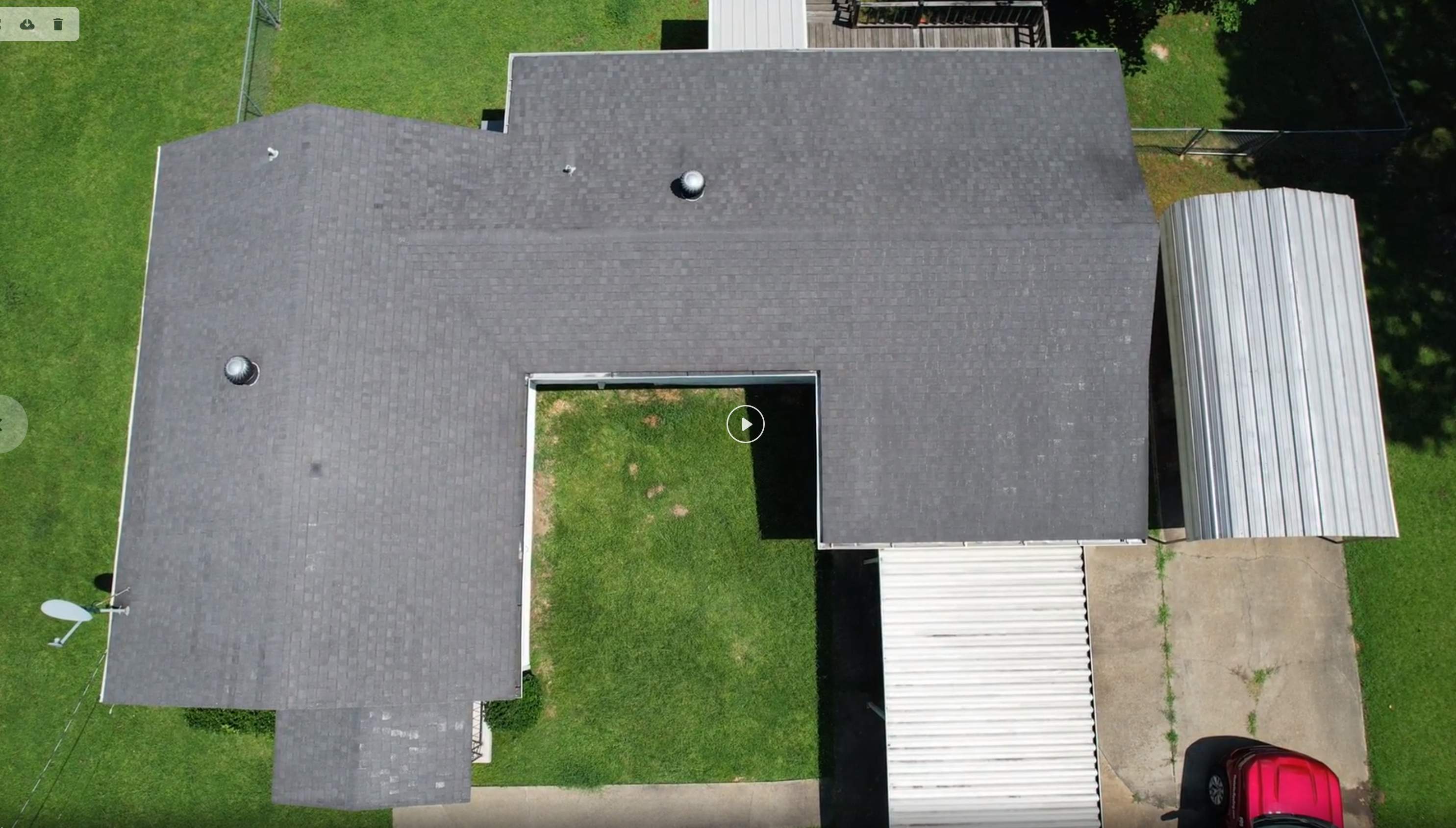 Residential Shingle Reroof using CertainTeed XT25: Moire Black by Hostetler Roofing