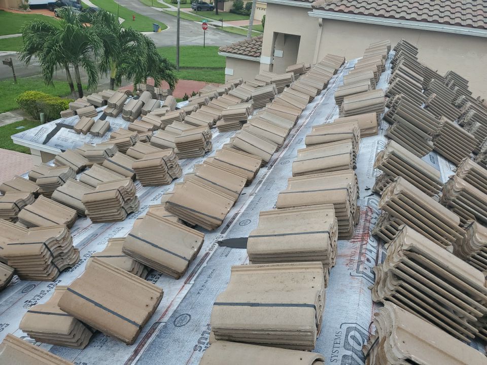 Residential Roofing Installation using Eagle Roofing Tile by BLUES BROTHERS ROOFING