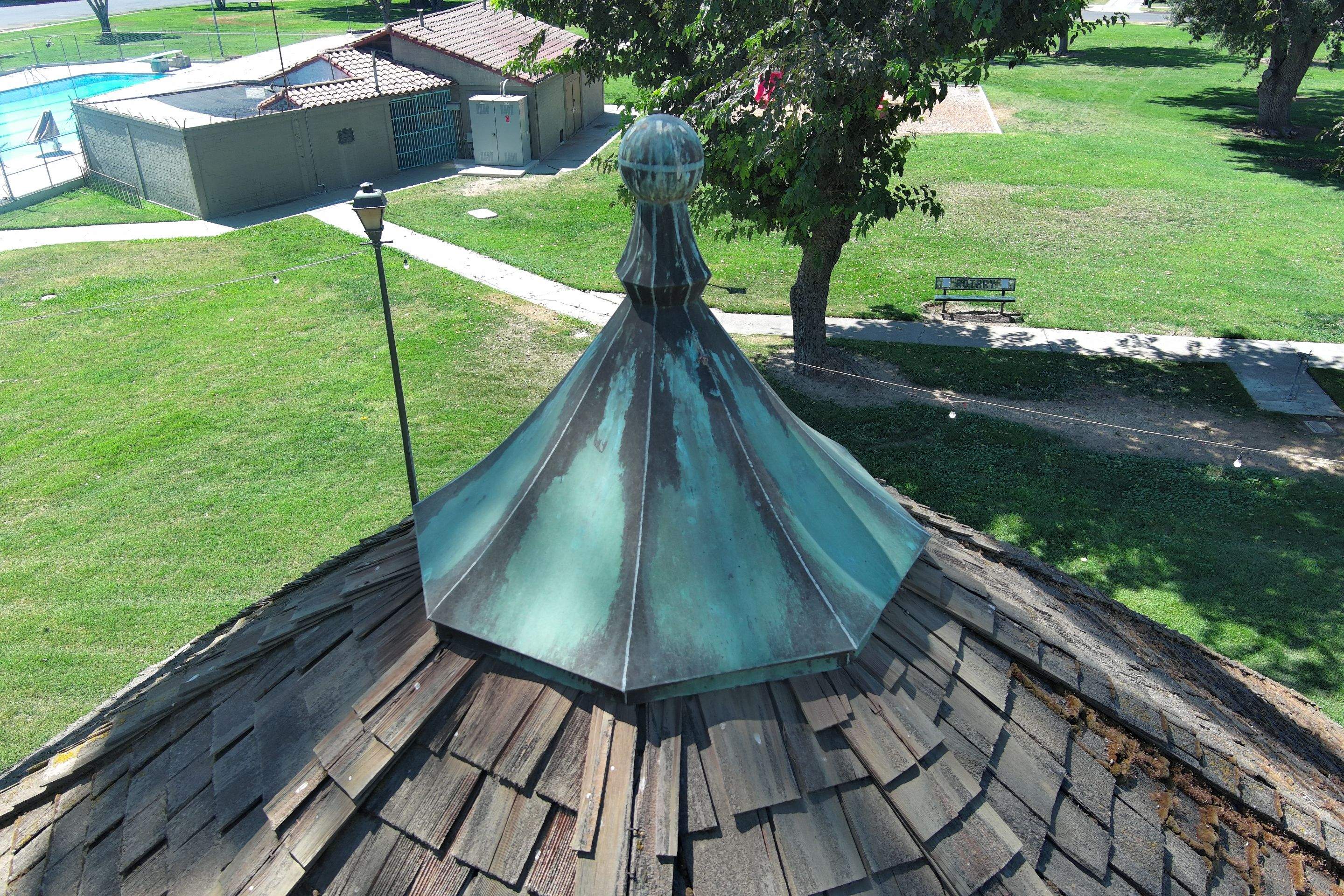 City of Gustine Gazebo project by Straight Edge Roofing Inc