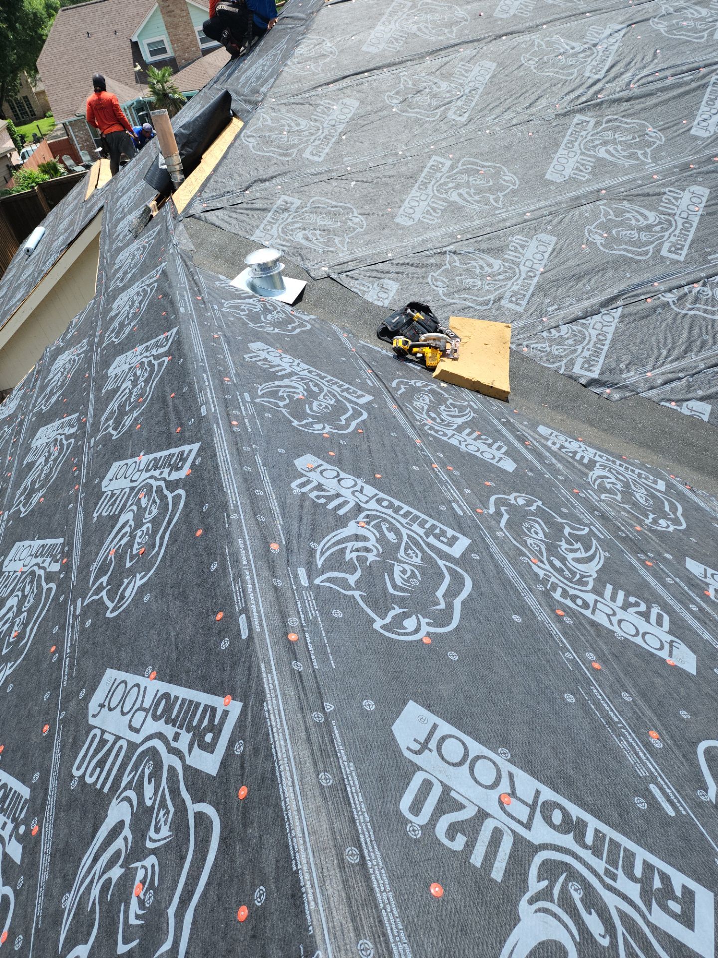 Residential Roofing Installation using Owen's Corning Duration (Lifetime) Shingles by Roof Repair Company