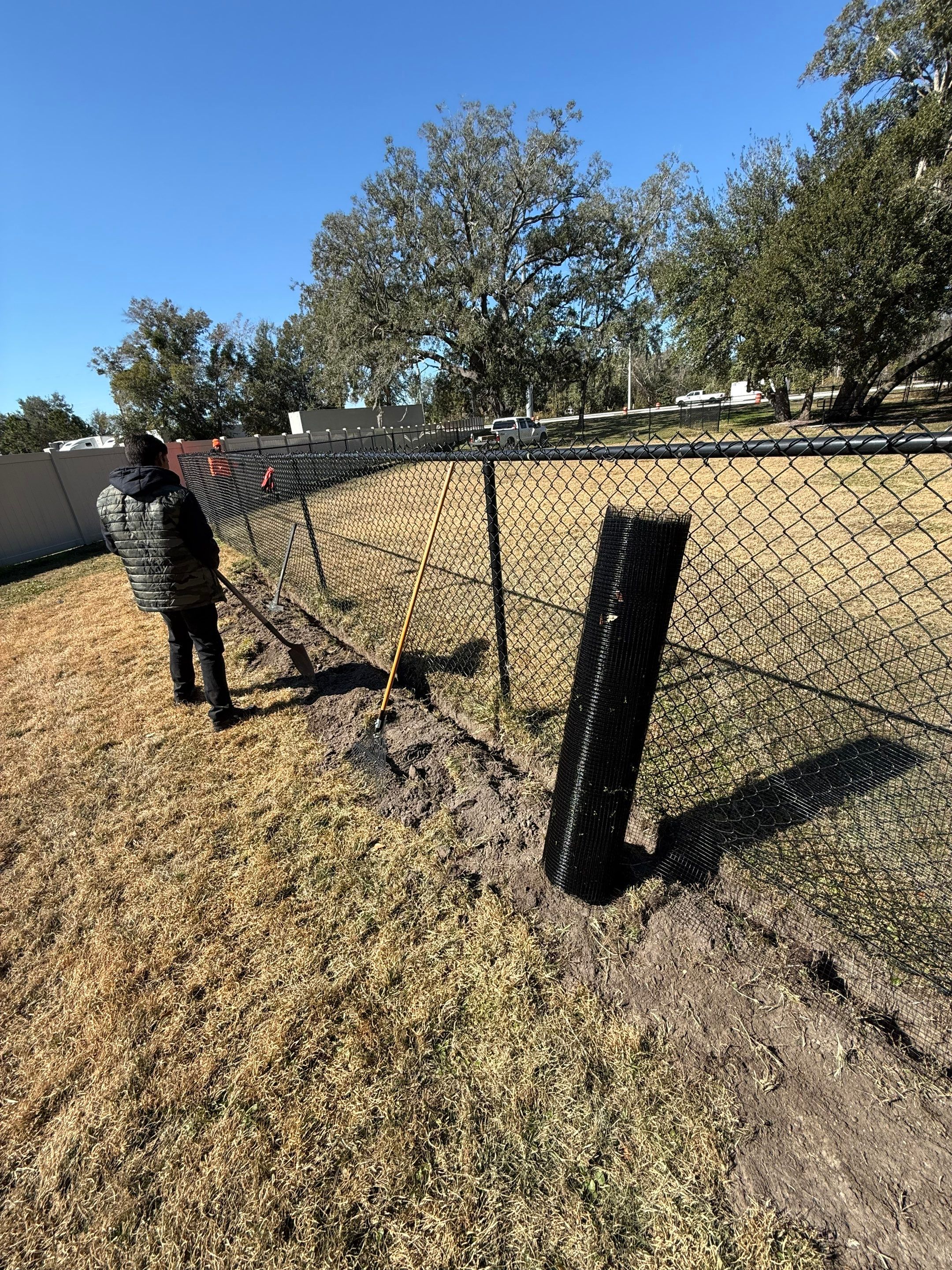 Chain-Link Fence Repair by
M.A.B. Landscaping & Property Maintenance