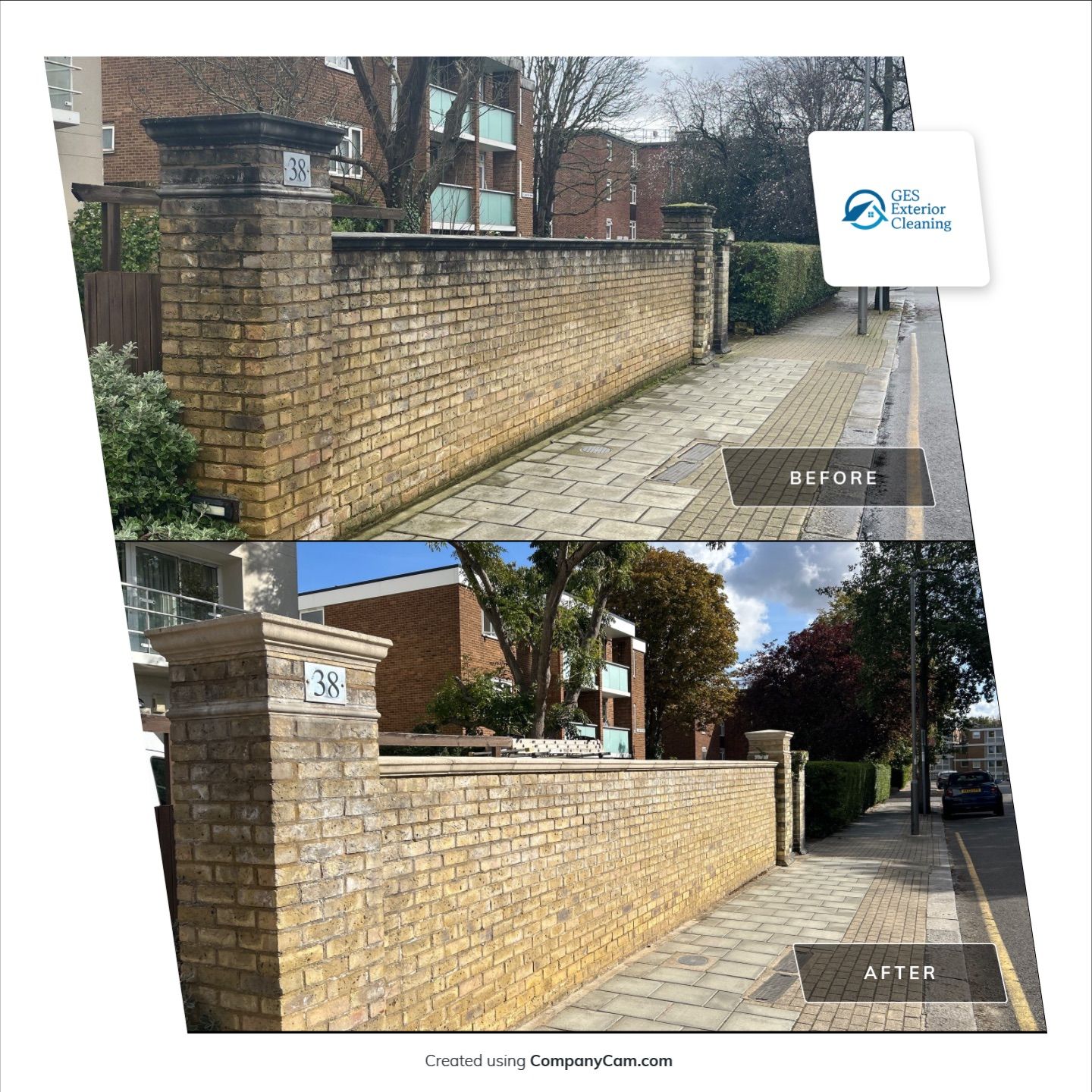 Comprehensive Exterior Render and Brickwork Cleaning in Wandsworth by Ges Exterior Cleaning ltd
