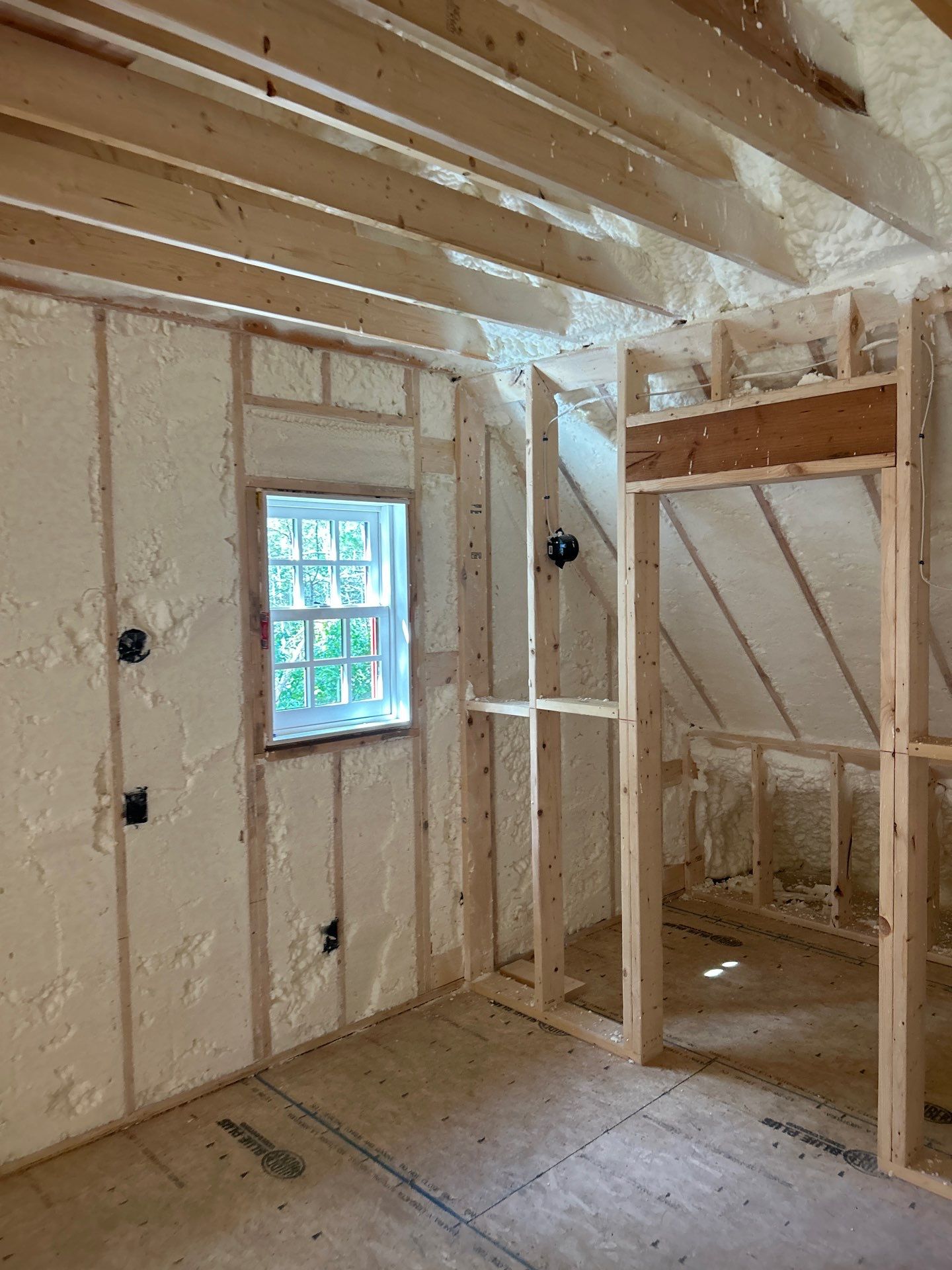 High-Performance Spray Foam Insulation for New Home in Kingston by NYS Foam & Energy