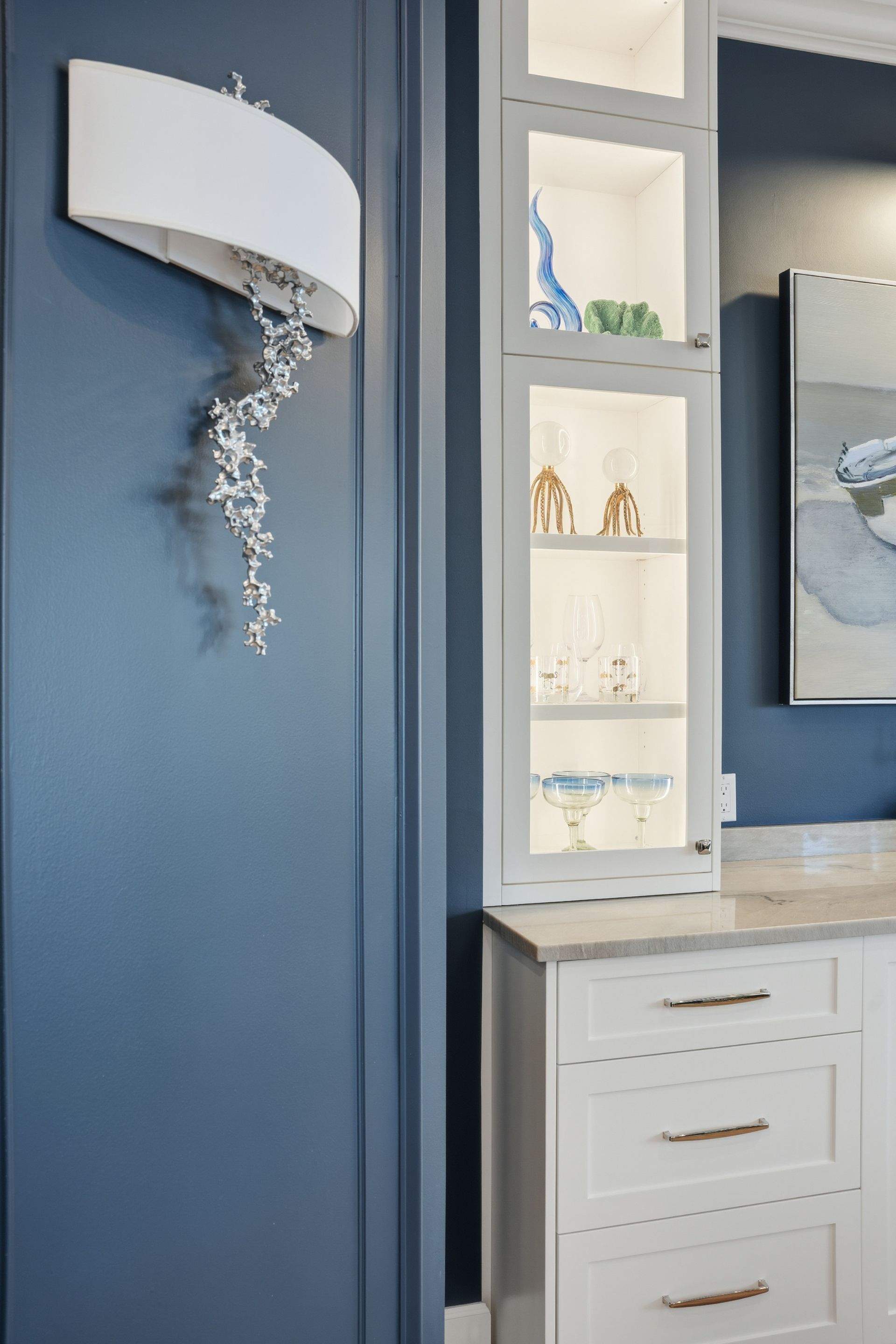 Complete Interior Renovation and Custom Cabinetry in Naples, Florida by A & E Construction of Florida Inc