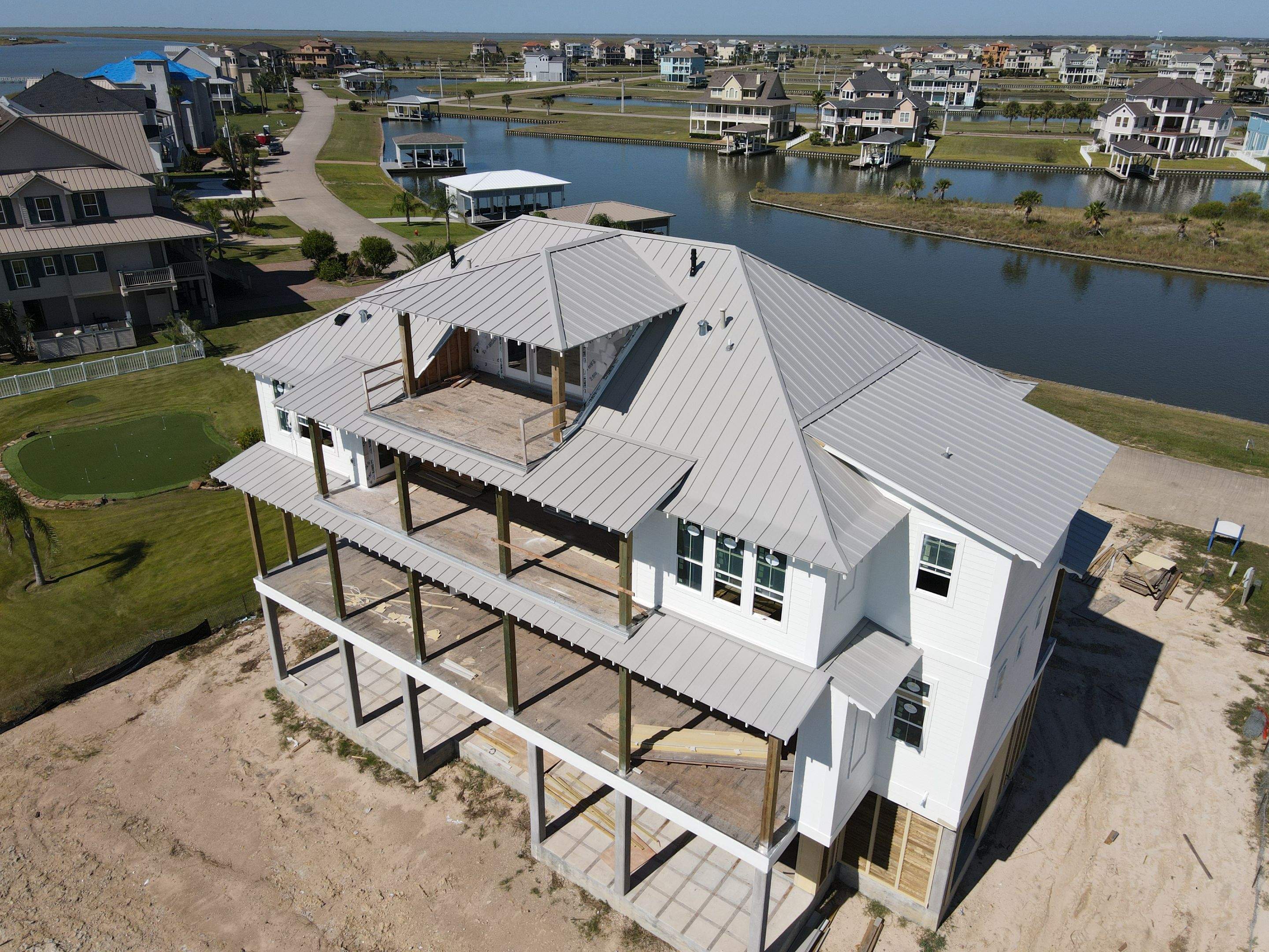 Metal Roof  using McElroy Metals - Ash Gray by Level 7 Companies
