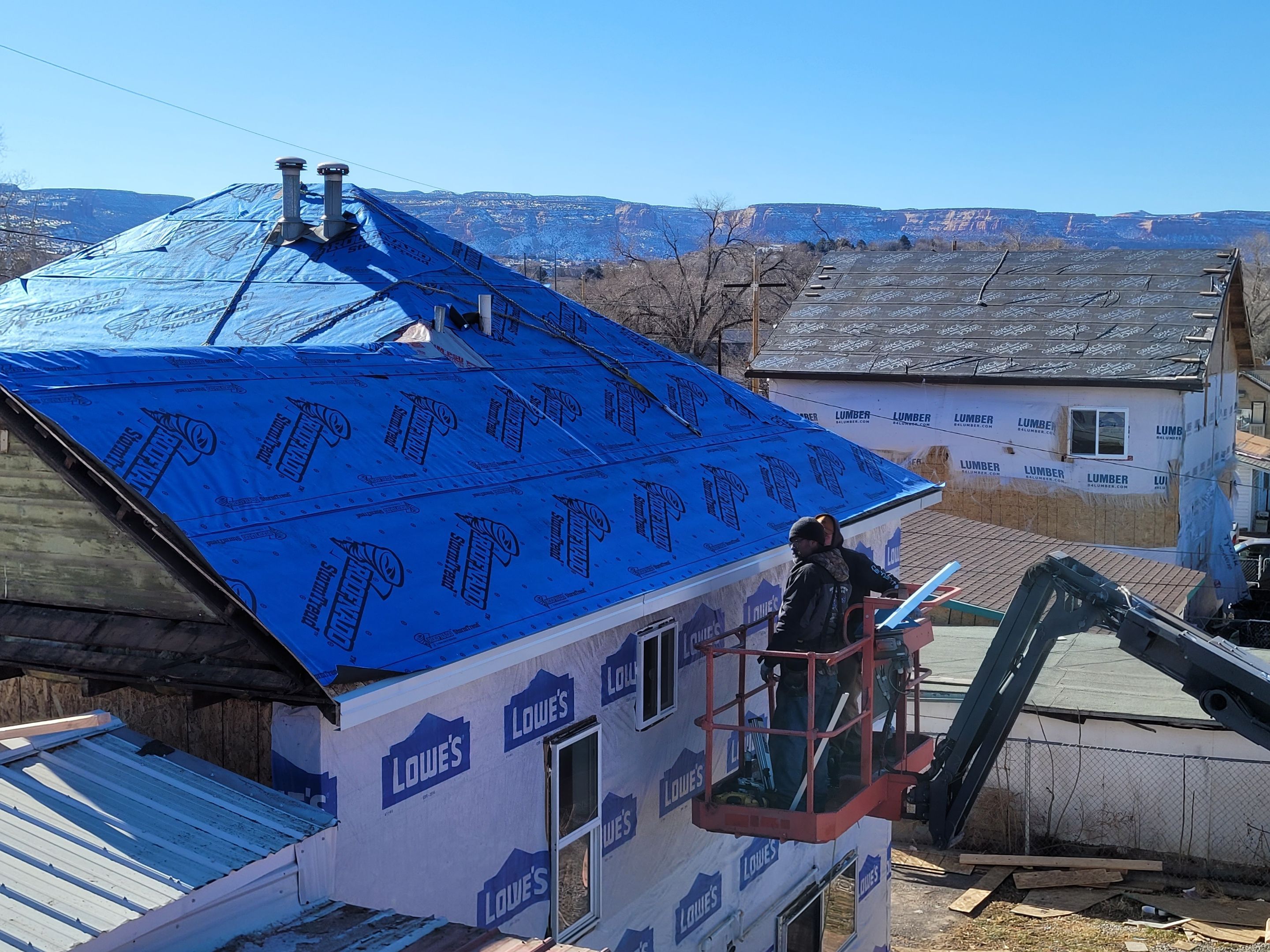 Residential Roofing Installation using Delta Metals by Bros Roofing