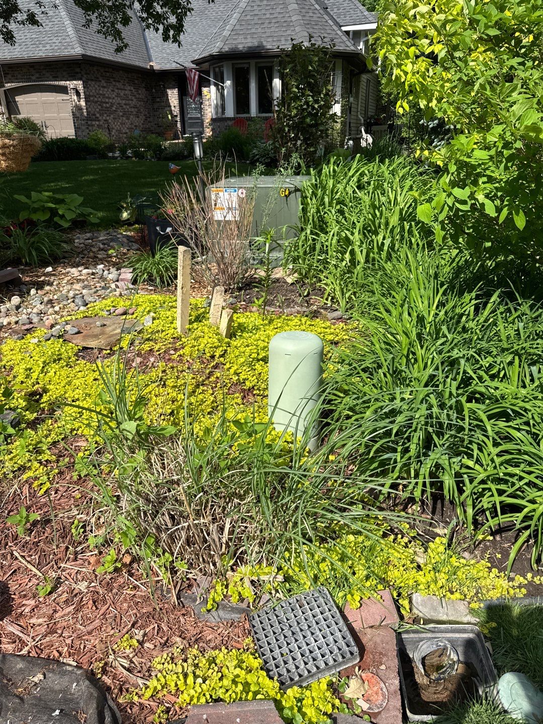 Buried Yard Drainage Installation in Plymouth, MN by Waterproofing Northeast