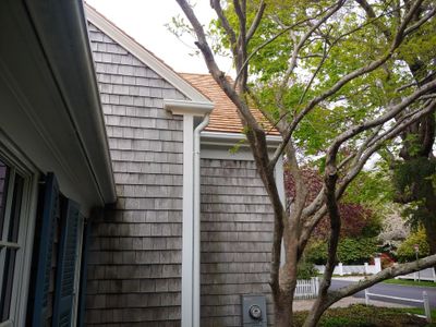 Gutter Installation using 4x5 FiberGlass Gutter with Moulding
