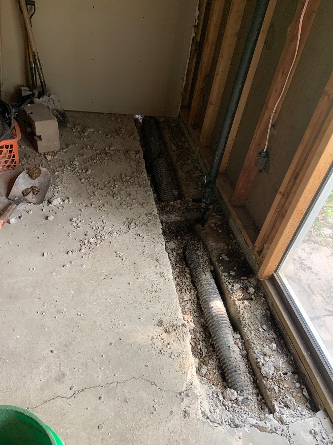 Correcting an Improper Installation for Alan in Chanhassen by Waterproofing Northeast