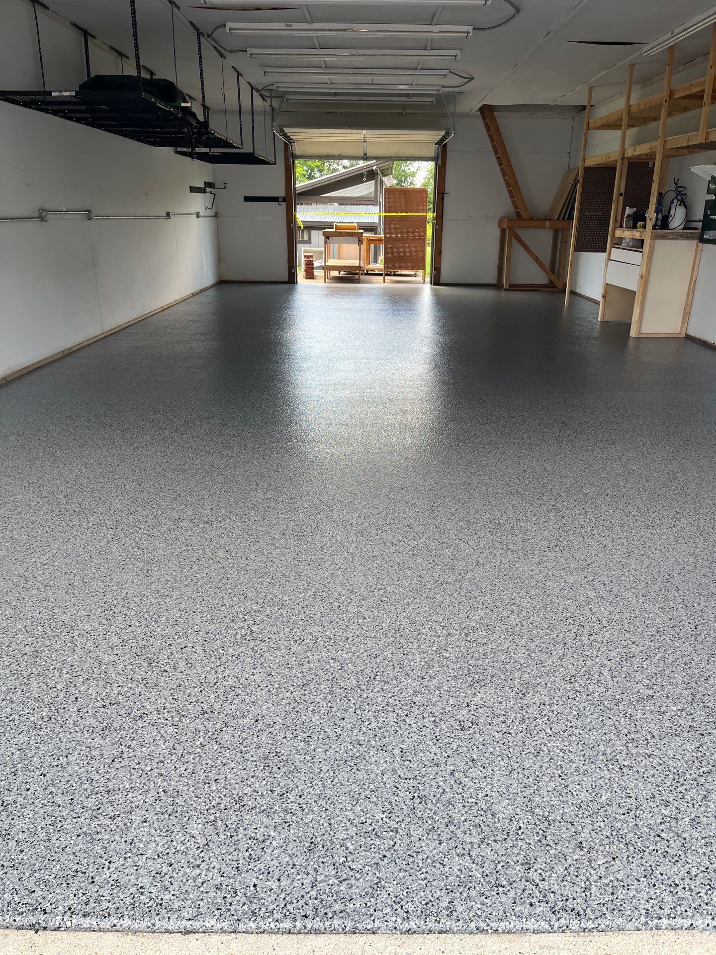 Garage Floor Coating using Nightfall by My Garage Floor Guys