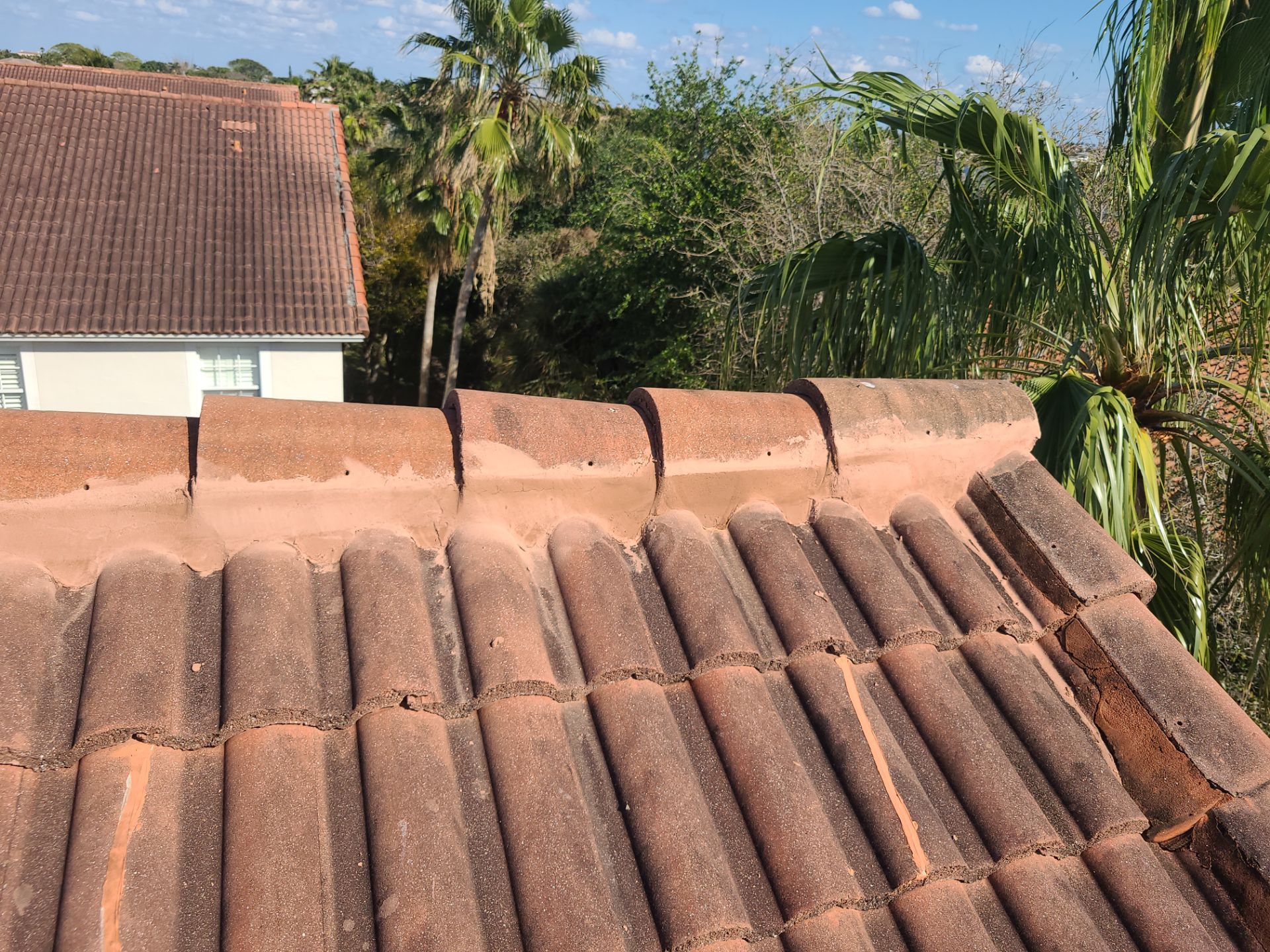 Concrete Tile Roof Repair and Ridge Cap Maintenance in Hypoluxo by Aastro Roofing