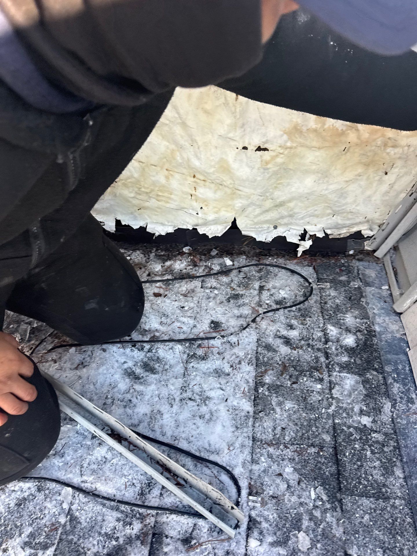 Ice Dam Removal, Snow Removal & Sidewall Flashing Repair in Acton, MA by Mighty Dog Roofing of Greater Middlesex County
