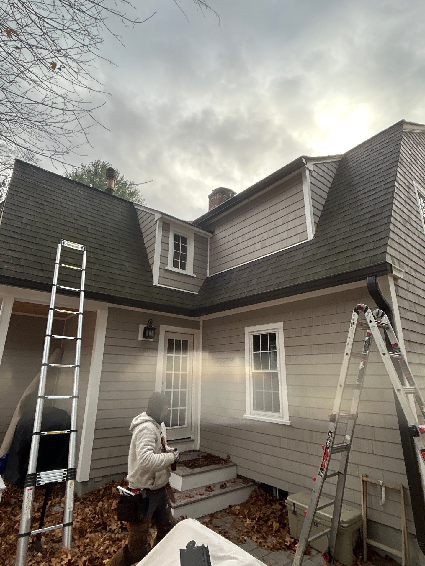 Andover Complete Gutter System with T-Rex Guards & Valley Splashguard by Mighty Dog Roofing of Greater Middlesex County