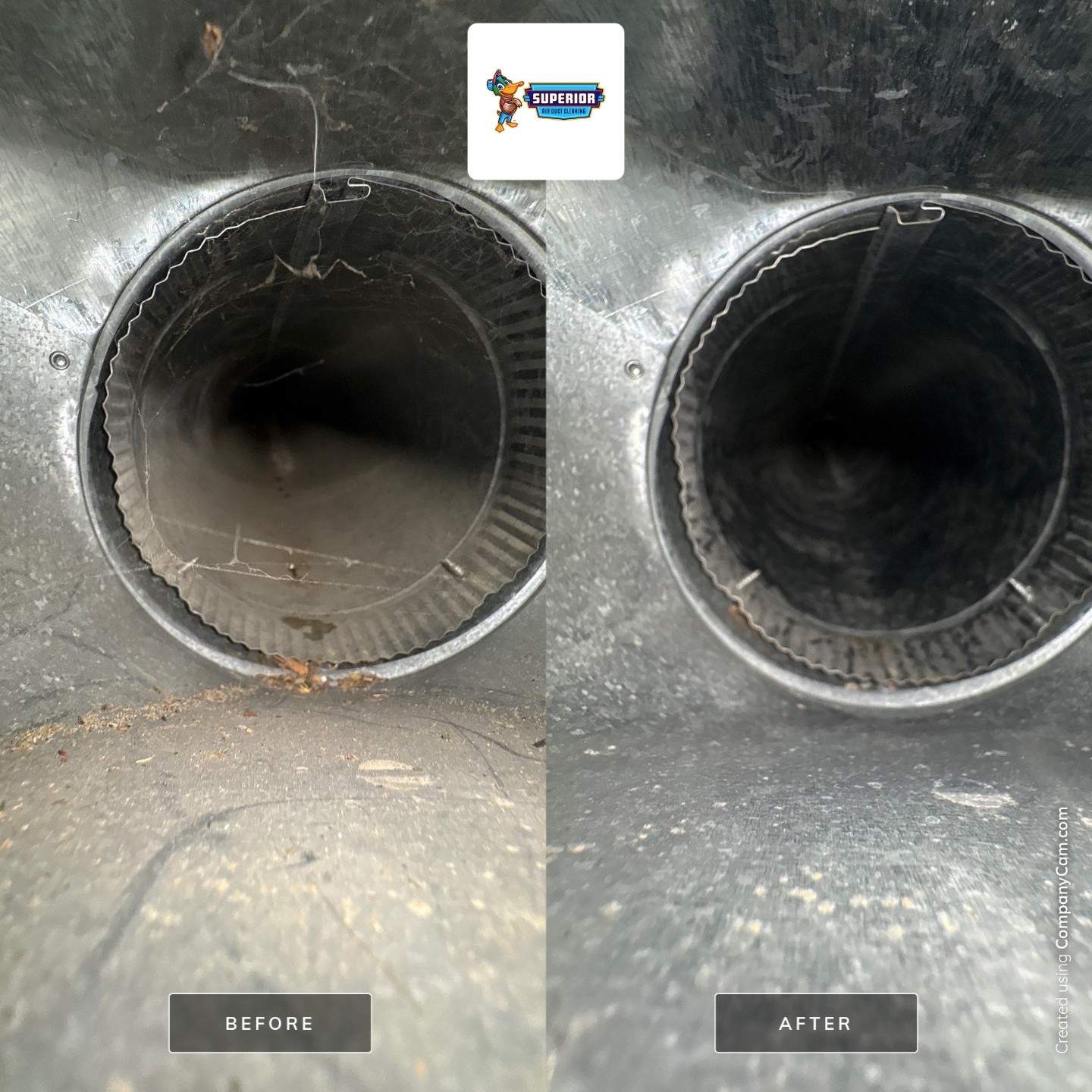 Air Duct Cleaning With a Vacuum Truck in Deerfield, OH by Superior Air Duct Cleaning