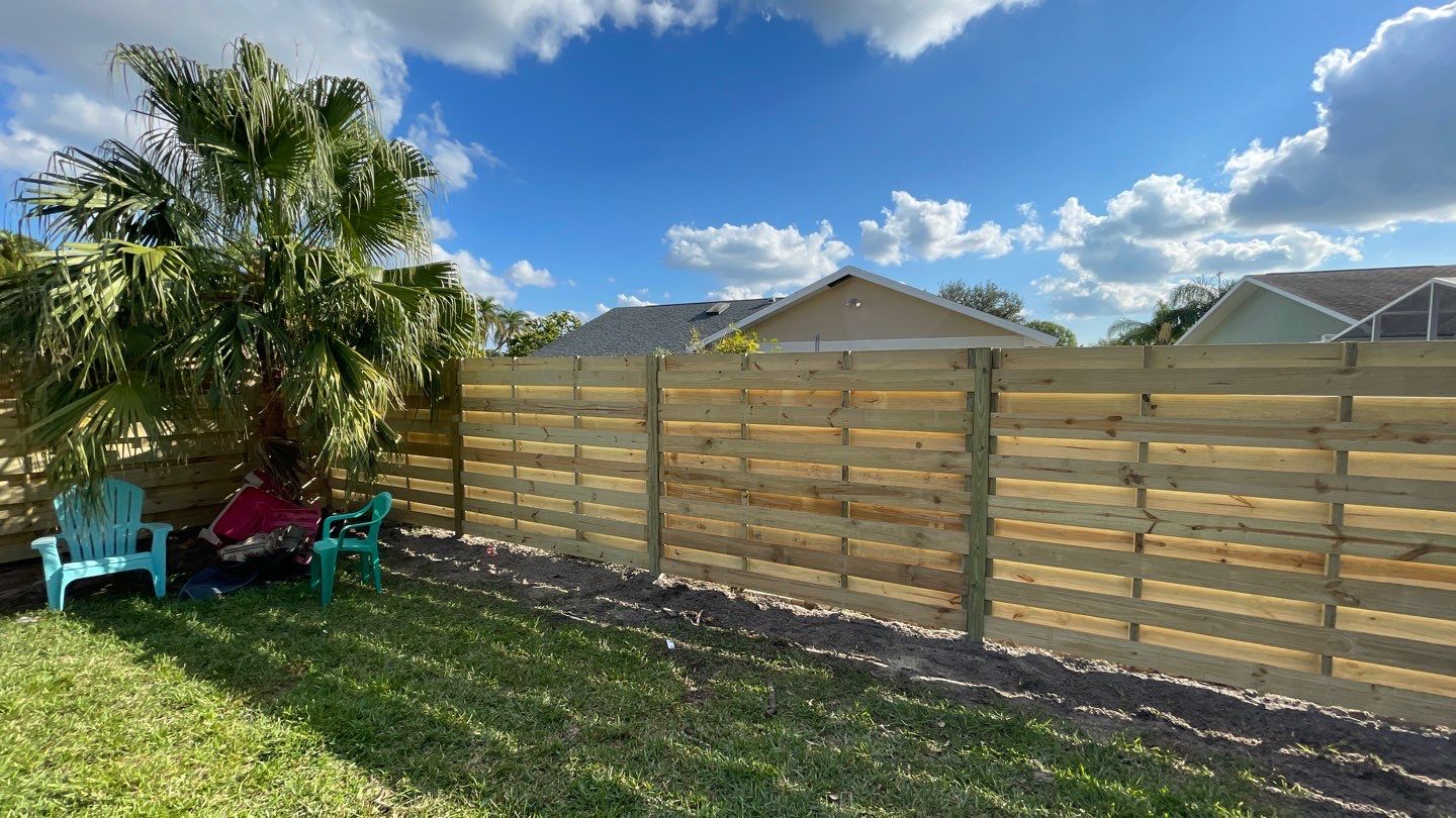 Wood Fence Installation using Shadowbox Wood Fence by Asap fence and gates, LLC