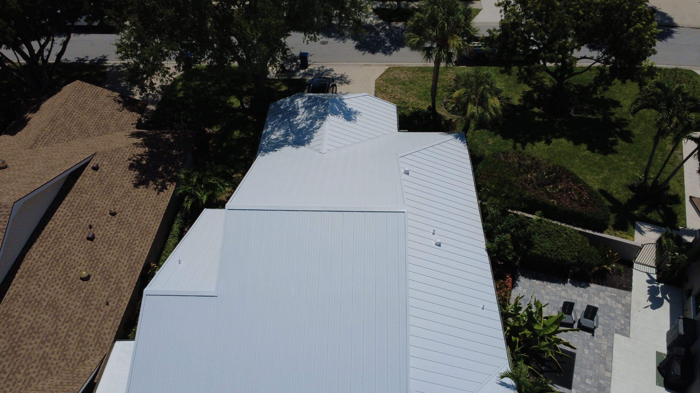 Kynar (Color Coated) Standing Seam Metal Roof Replacement by Sailfish Roofing