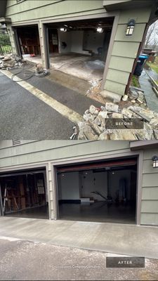 Rochester Garage Floor Replacment