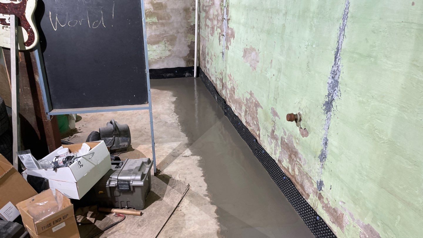 Interior Drain Tile & Foundation Crack Repair in Northeast Minneapolis by Waterproofing Northeast