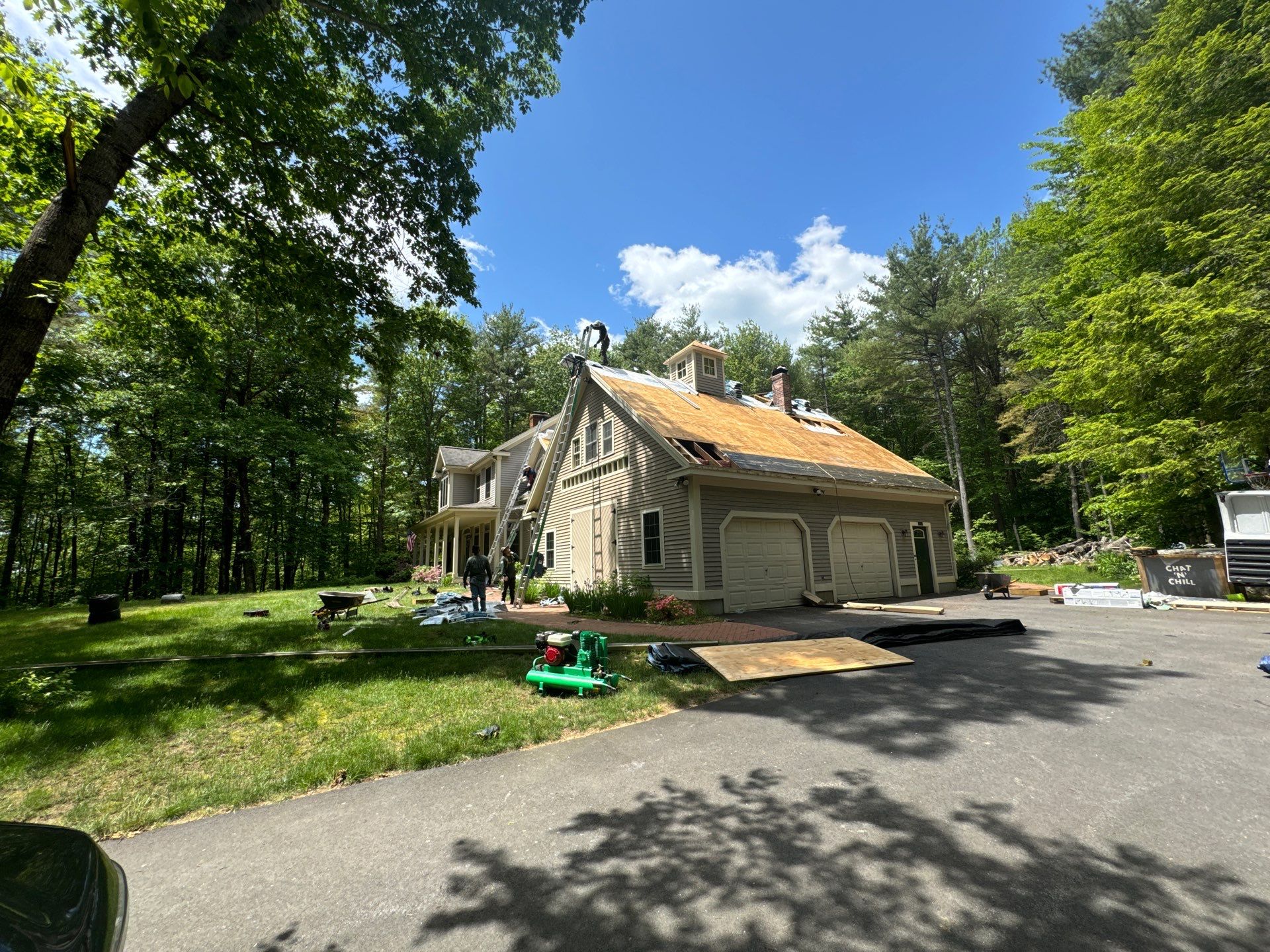 Partial Roof and Partial Fascia Replacement by Tall pine roofing