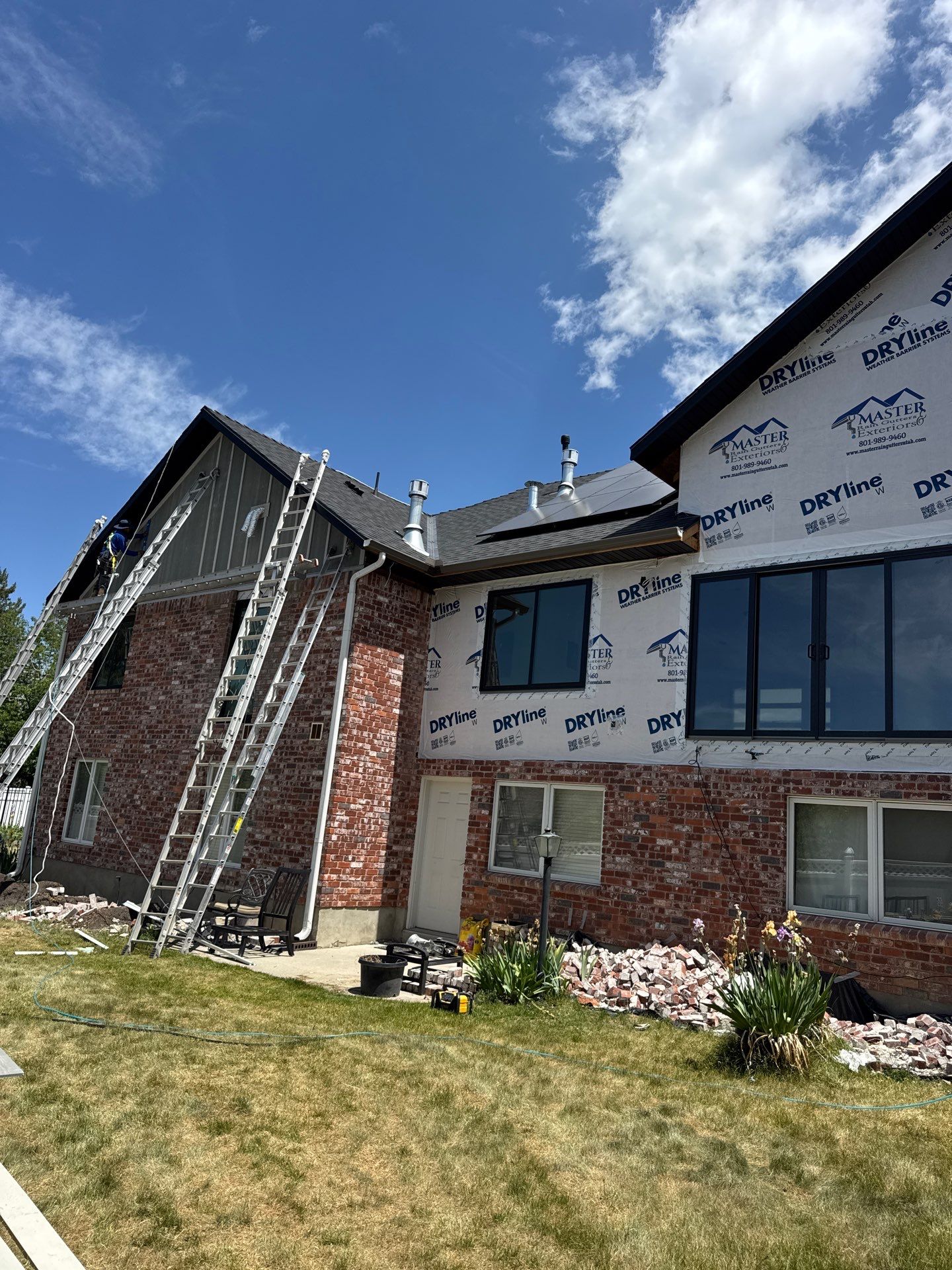 Project in Orem by Master Rain Gutters.