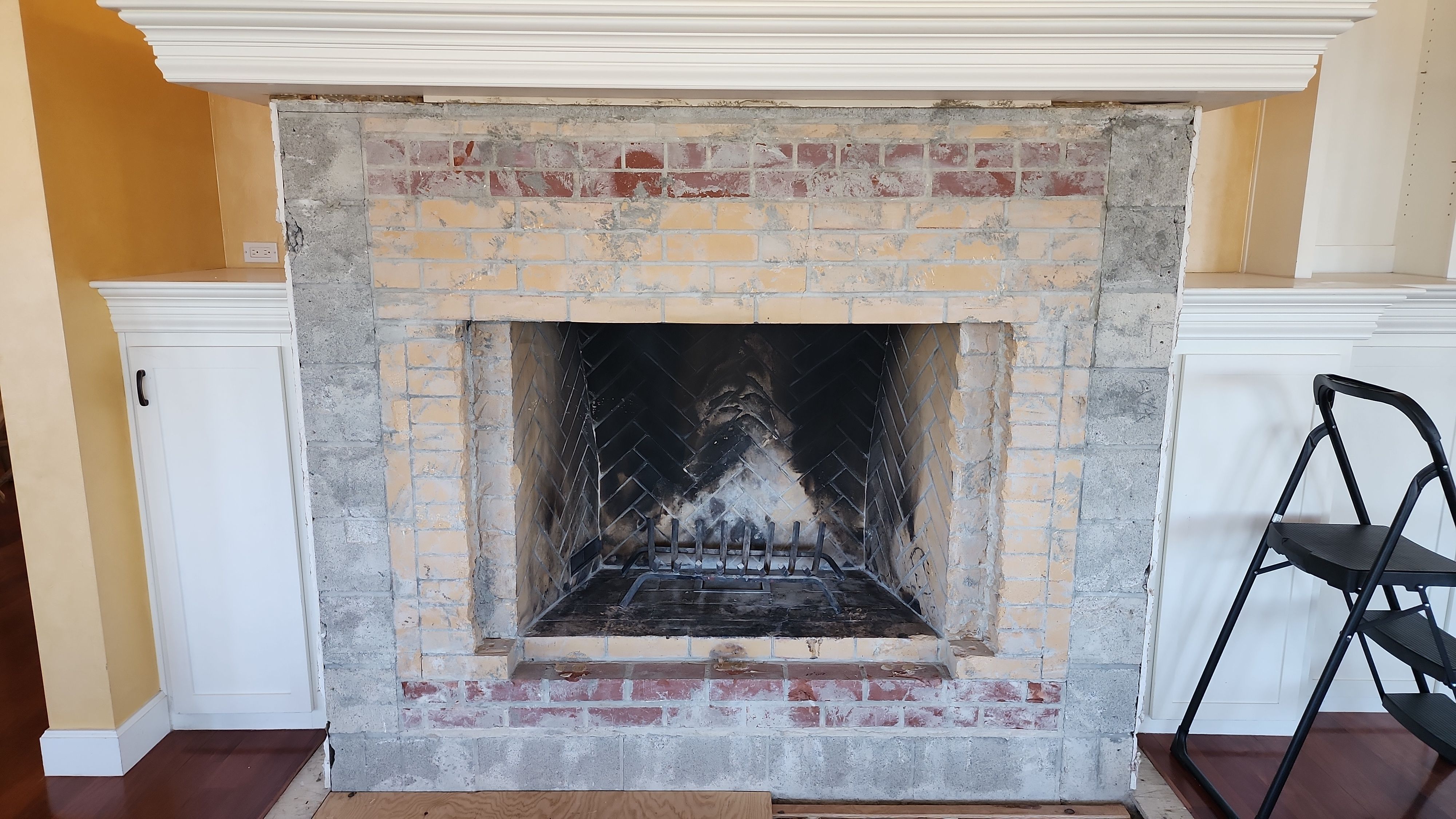 Backlit Stone On A Fireplace by S.Y. Electric Inc.