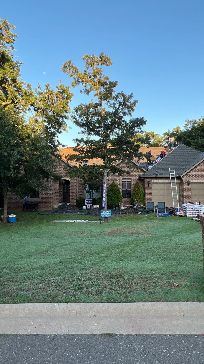 Residential Roofing Installation using GAF Natural Shadow  by A & H Roofing and Contracting