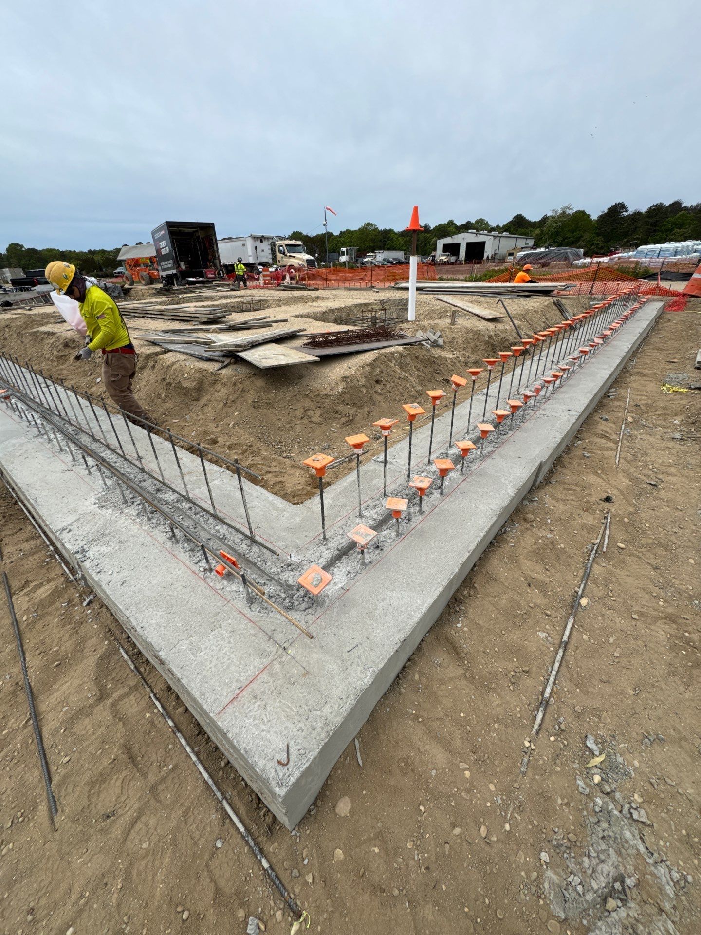 Project in Yaphank, NY by Concrete Works Corp