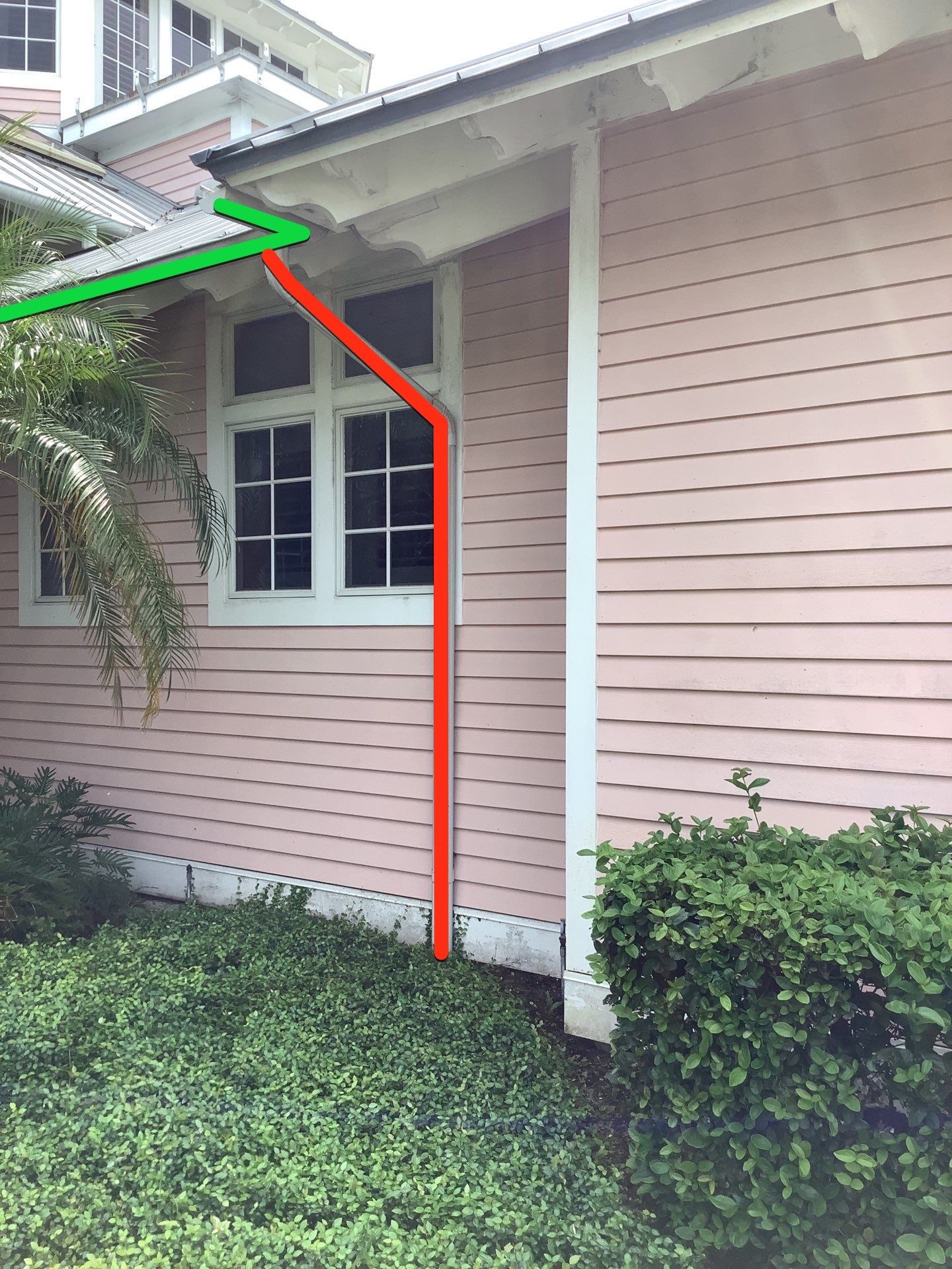 Half-Round Seamless Gutters in Boca Grande FL by Gutter Professors