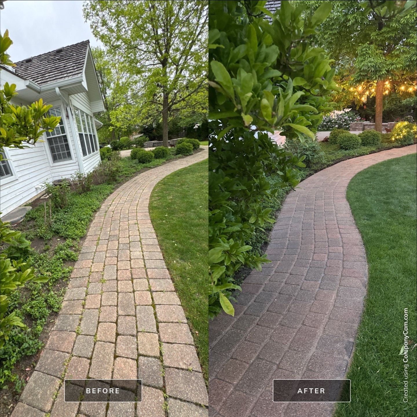 Project in Libertyville by Simmons Power & Soft Washing