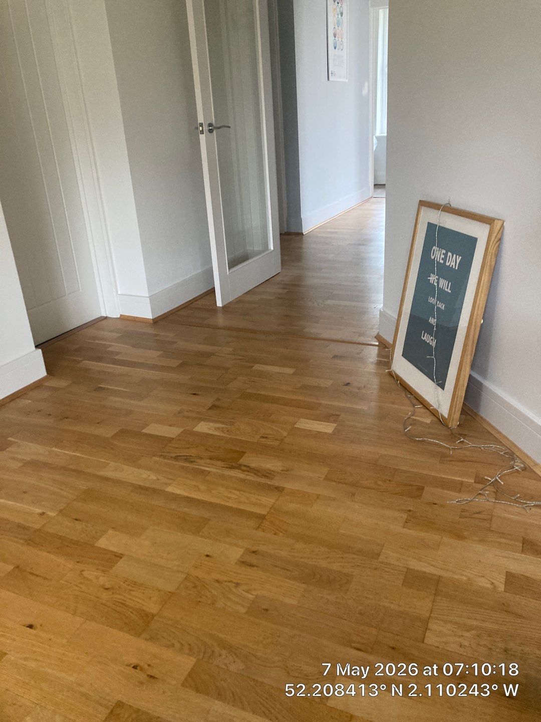 Interior Renovation and Hardwood Floor Installation in Crowle by CompanyCam Sales Demo