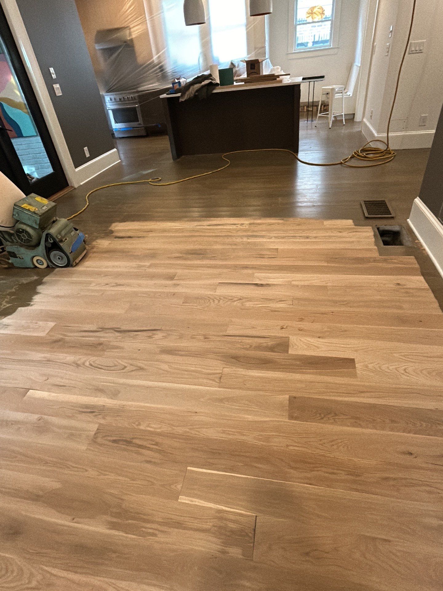 White Oak refinish  by Footprints Floors of East Atlanta