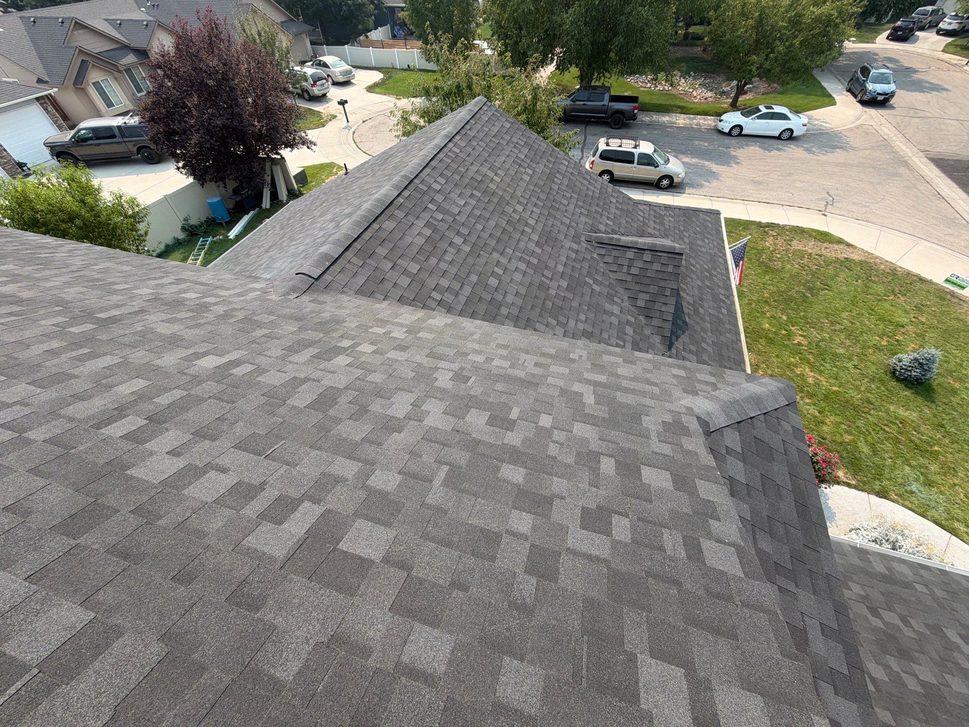 Asphalt Architectural Shingle Roof Replacement in Meridian, Idaho by Olive Roofing