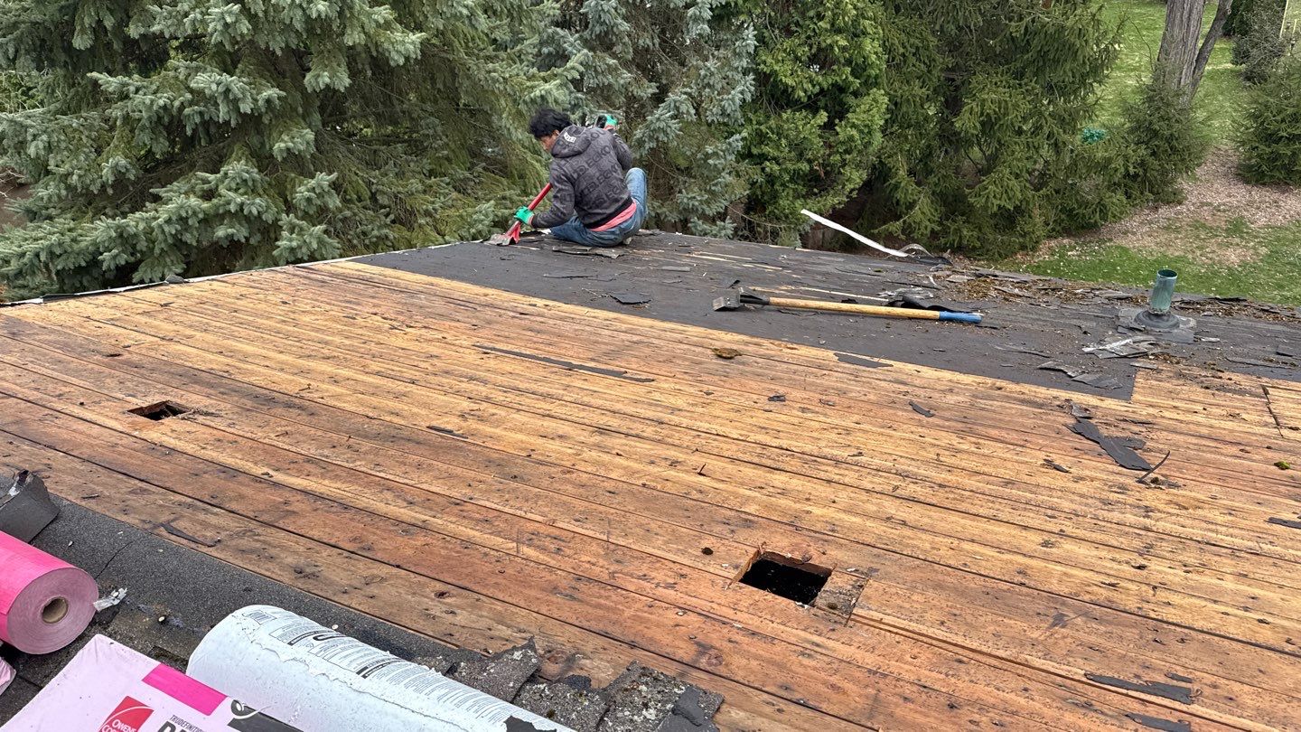 Roof Replacement using Owens Corning Estate Gray by 180 Contractors