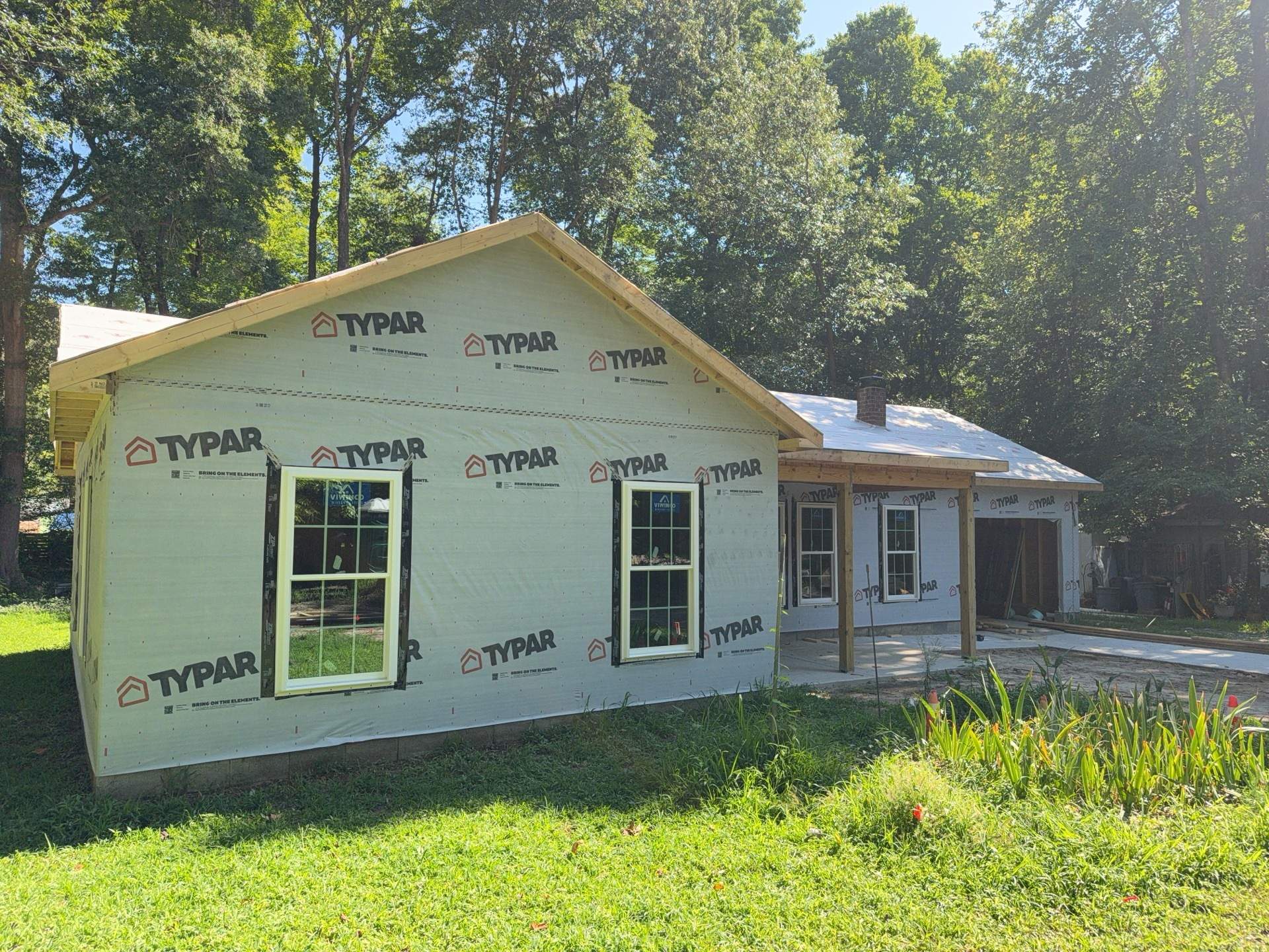 Single-Story New Construction Vinyl Siding Install in Gloucester by Cade Construction