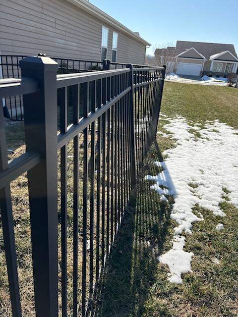 Ornamental Fence Post Connection Repair - Belleville, IL by Legendary Services Company LLC.