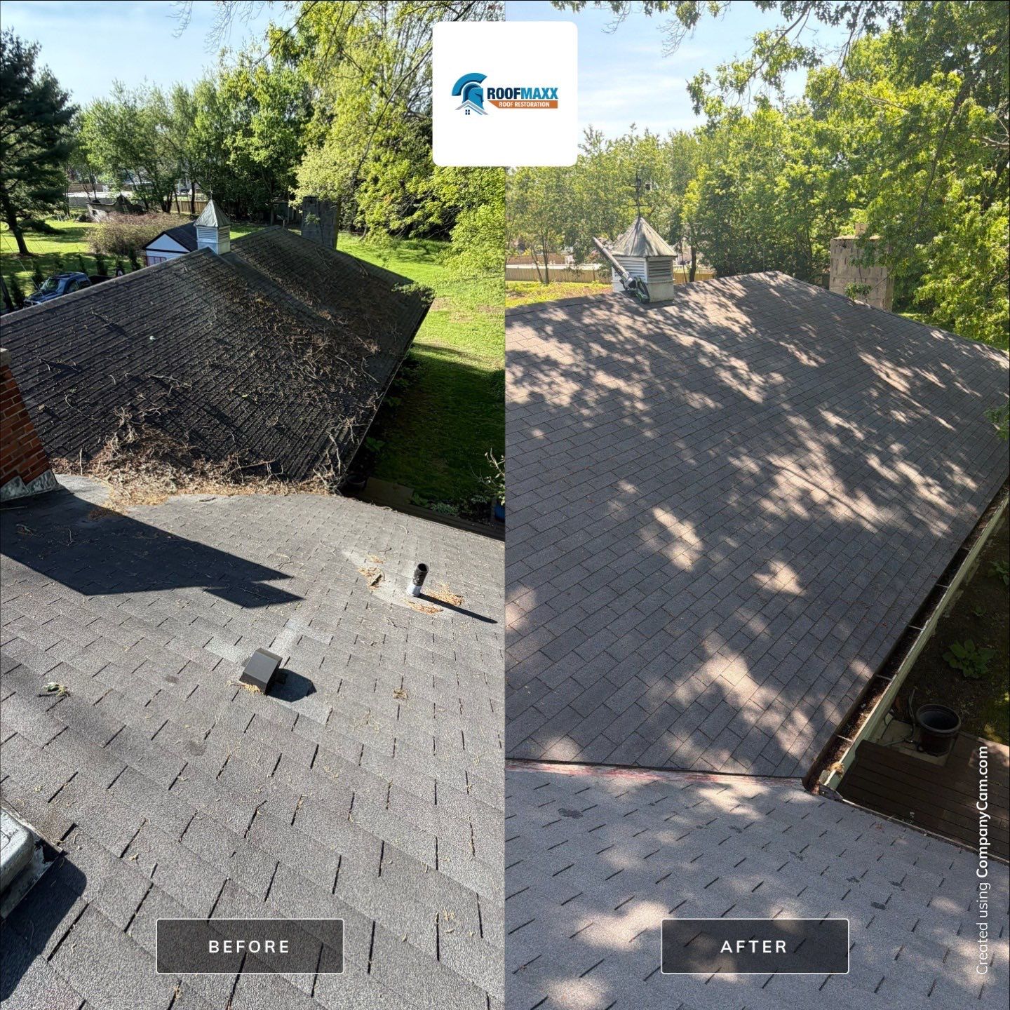 Condo Reference Before and Afters by Roof Maxx of Columbus, OH