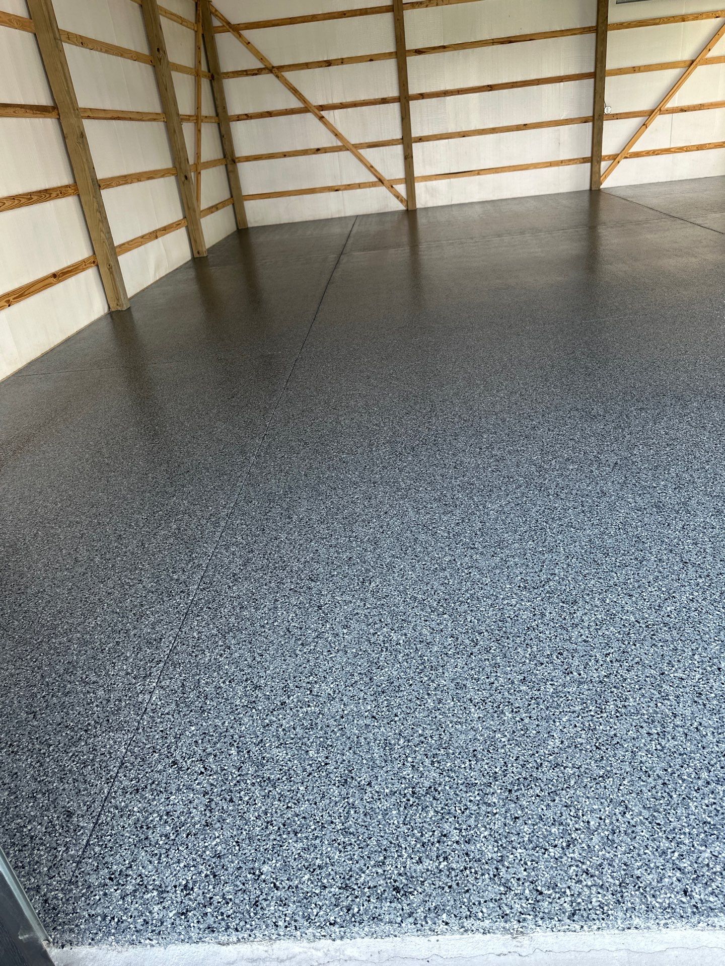 Garage Floor Coating using Nightfall by My Garage Floor Guys