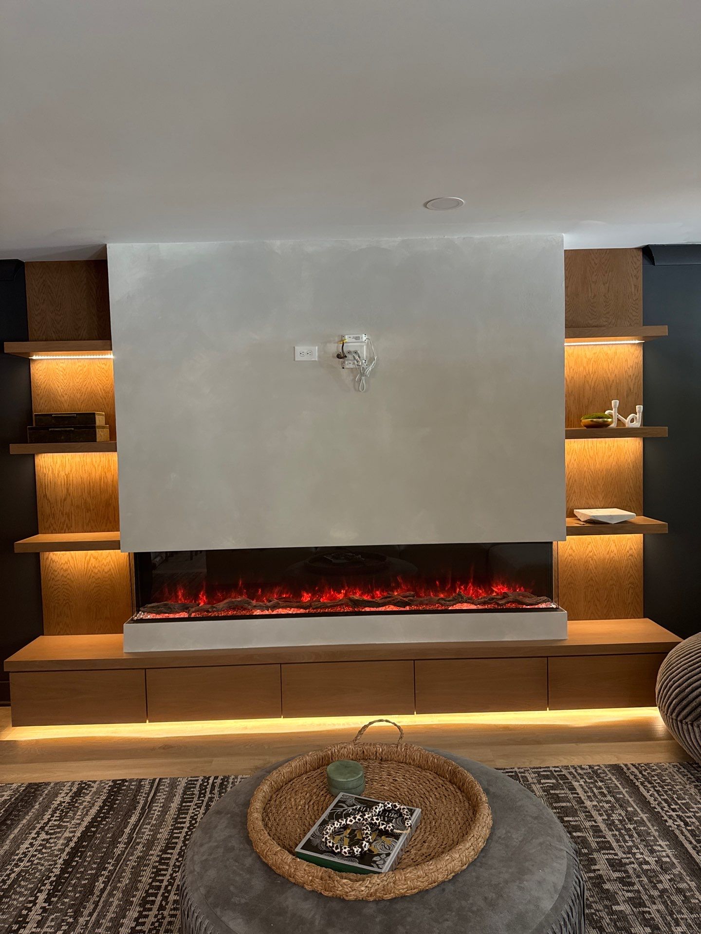 Modern Marietta Interior Renovation with Custom Built-ins and Wine Cellar by Swift Home Renovations