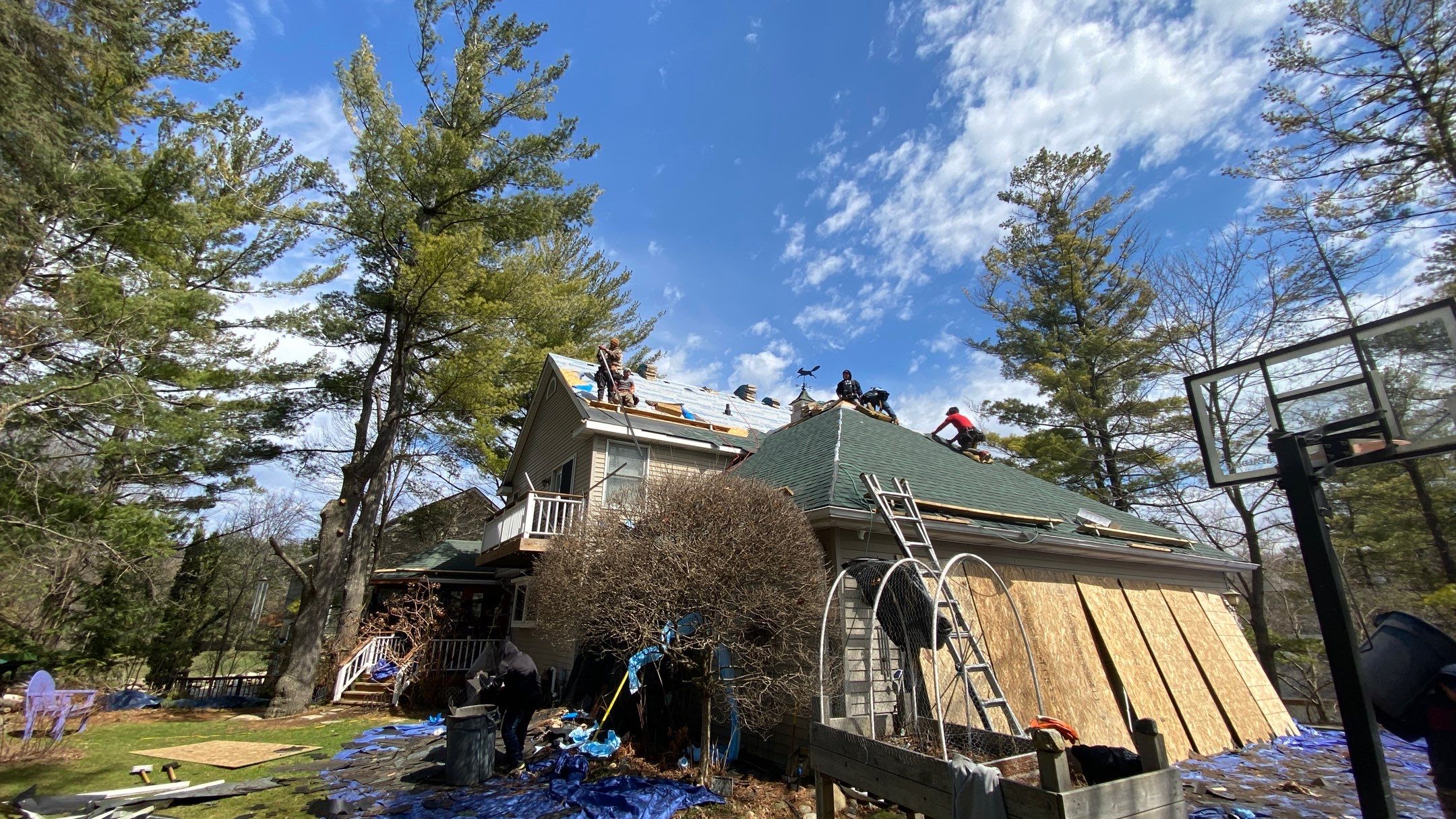 Roof Replacement using CertainTeed Landmark by 180 Contractors