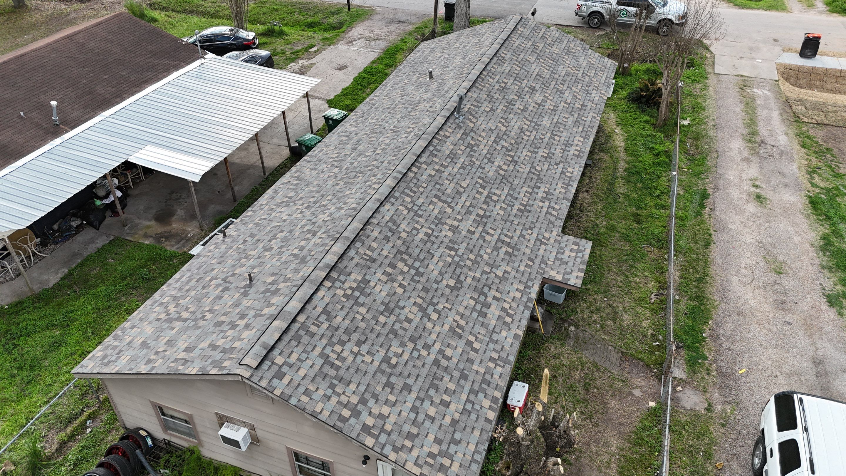 Residential Roofing Installation using IKO Dynasty by Core Four Roofing