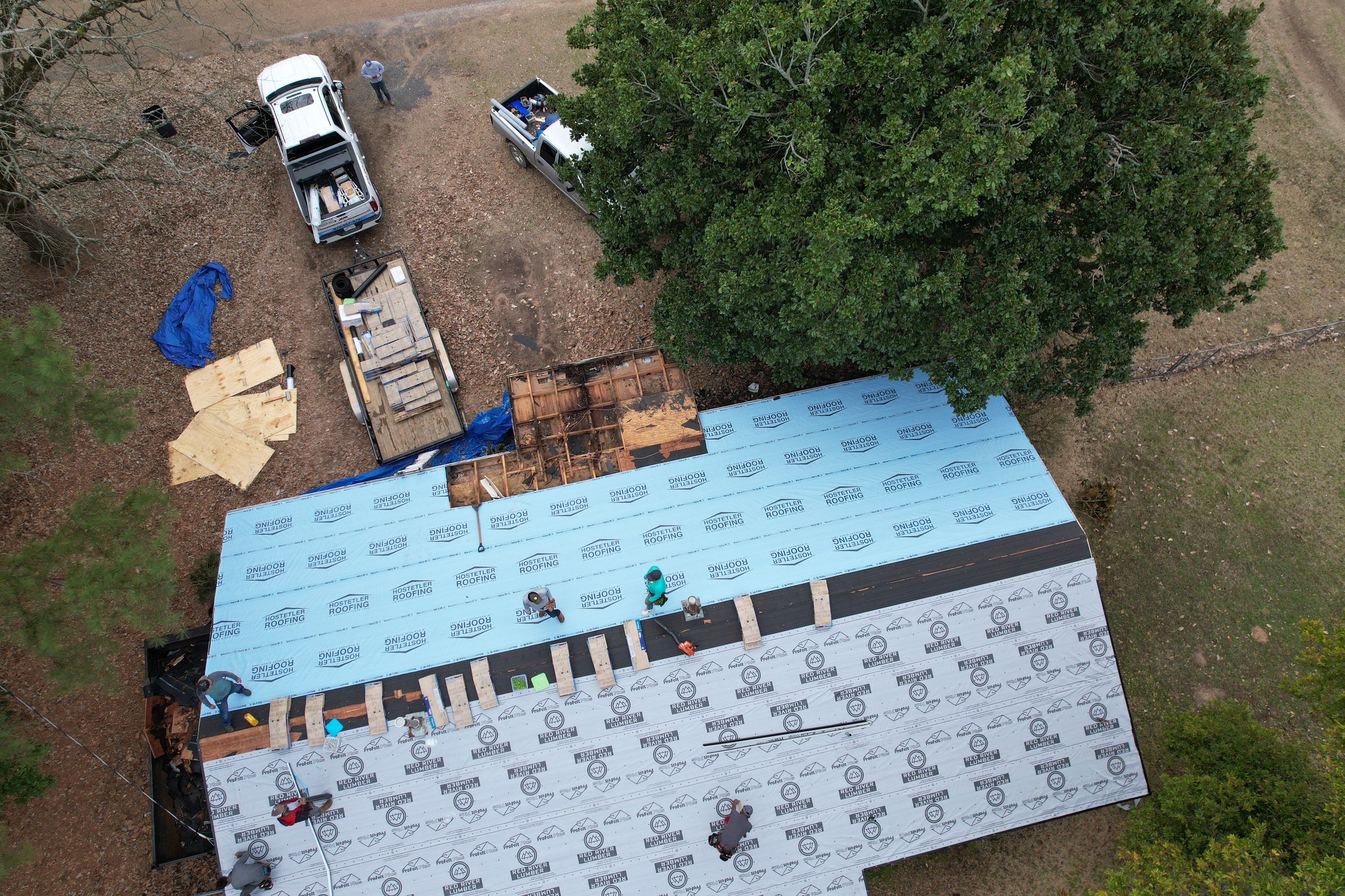 Residential Shingle Reroof using Malarkey Highlander NEX by Hostetler Roofing