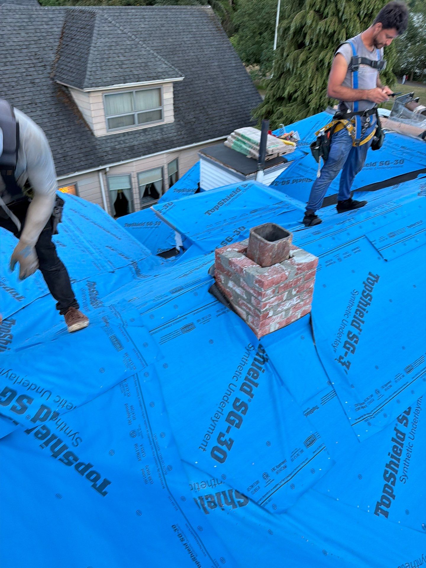 Residential Roofing Installation using GAF HDZ Shingles by Roofing Formula LLC