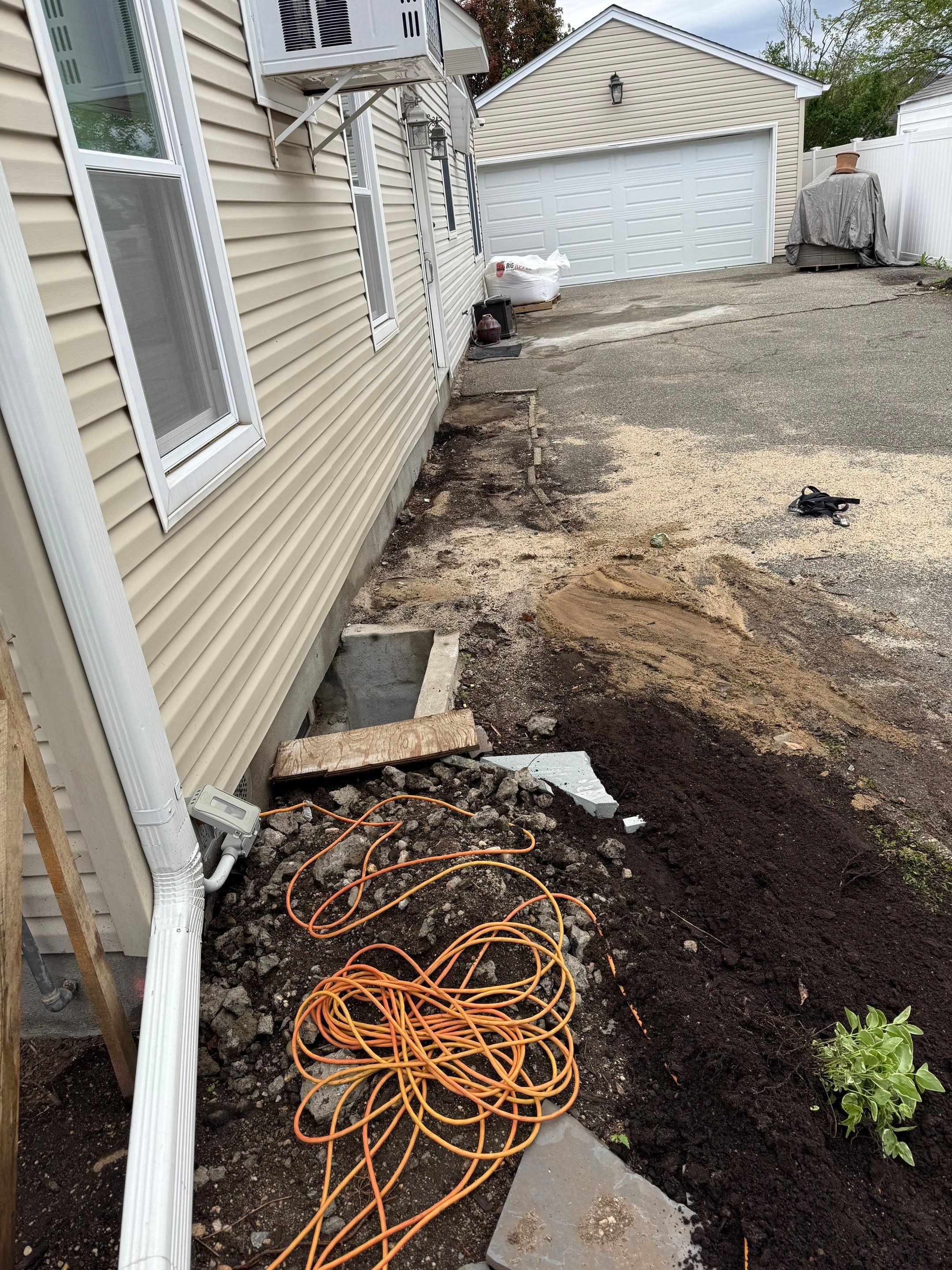 Twin Lawns Ave. Hicksville., NY by A.M. Shield Waterproofing, Corp.