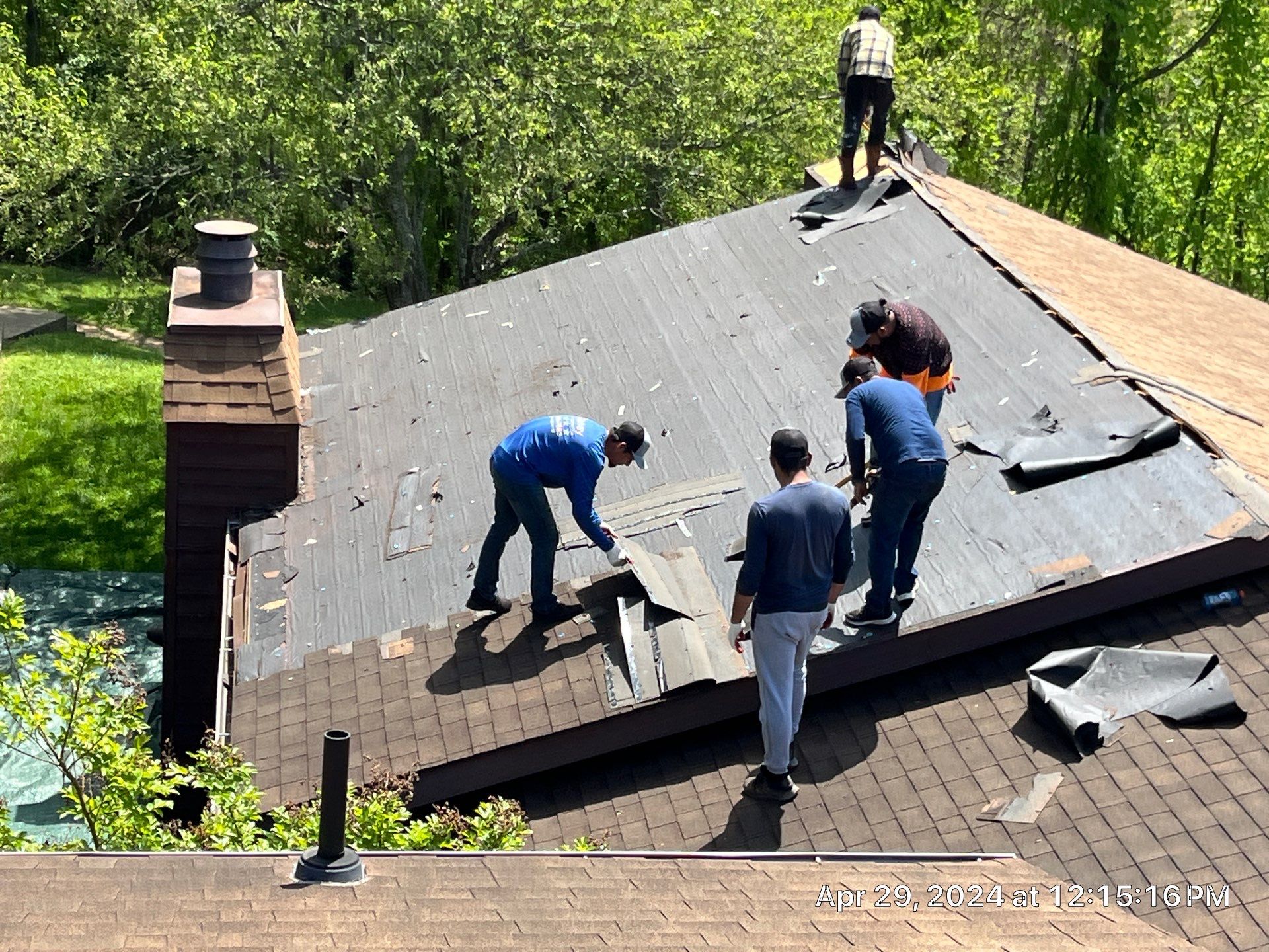 Commercial Roofing Installation using Certainteed Landmark Pro Shingles by Fahey Roofing + Contracting