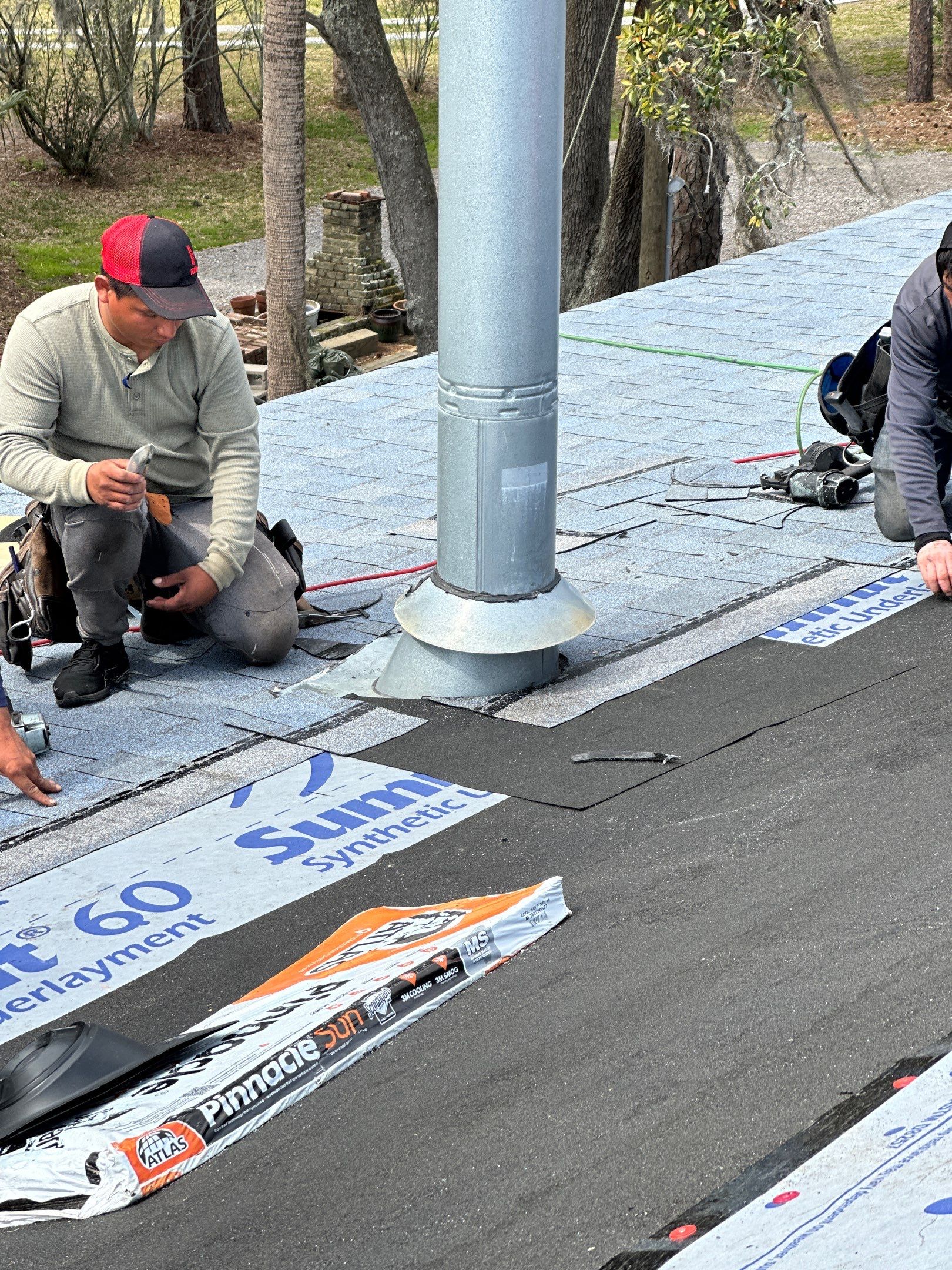 Roof Replacement using Atlas Pinnacle Sun - Cool Surf by Rainstoppers Roofing