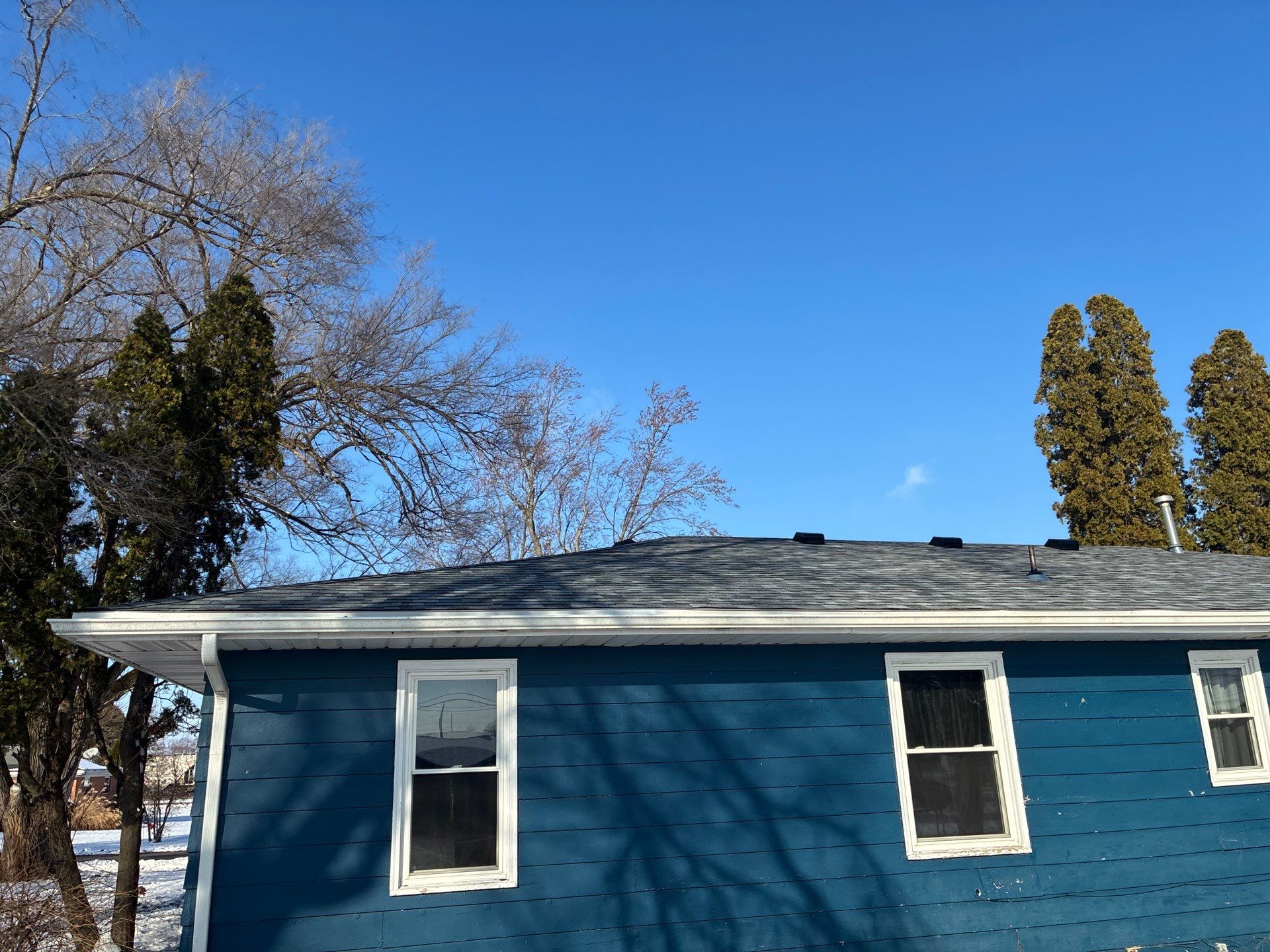 Project in Parker City, IN by Rodeffer Roofing INC